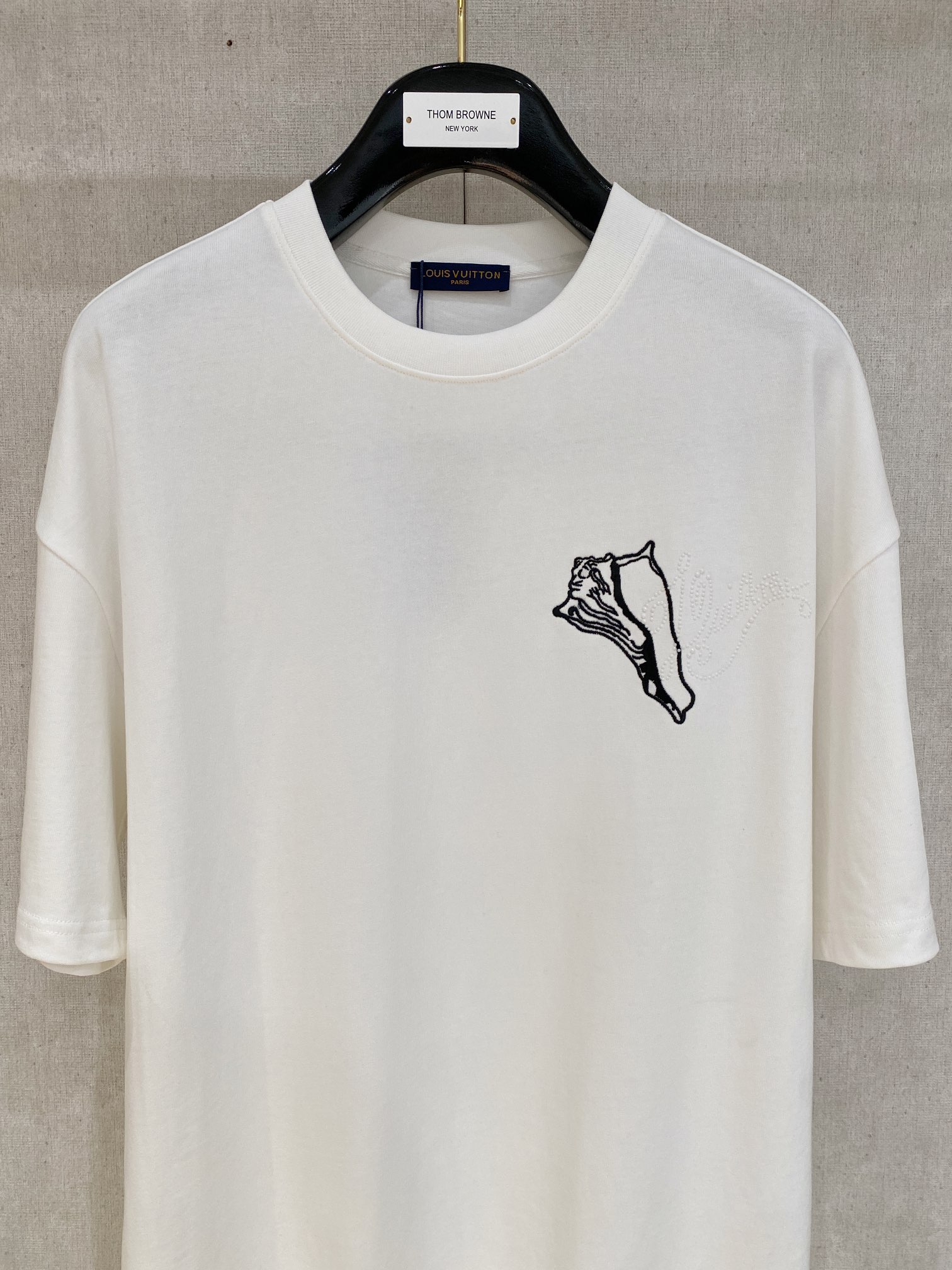 Louis Vuitton 2025SS早春新品 印花棉质圆领短袖T恤服装,男,女 5