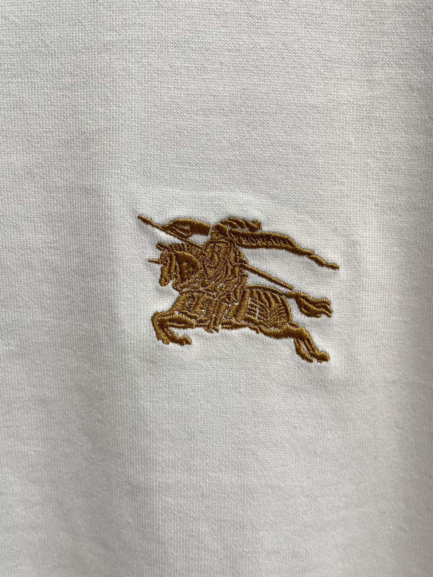  巴宝莉      ⚠️
重磅推荐！2025ss夏装新品 专柜在售 最新系列图案logo短袖T恤 必须人