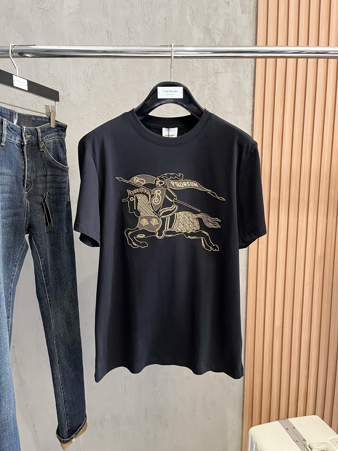 巴宝莉25ss春夏新款首发专柜最新款短袖圆领T恤 高端订制 ...