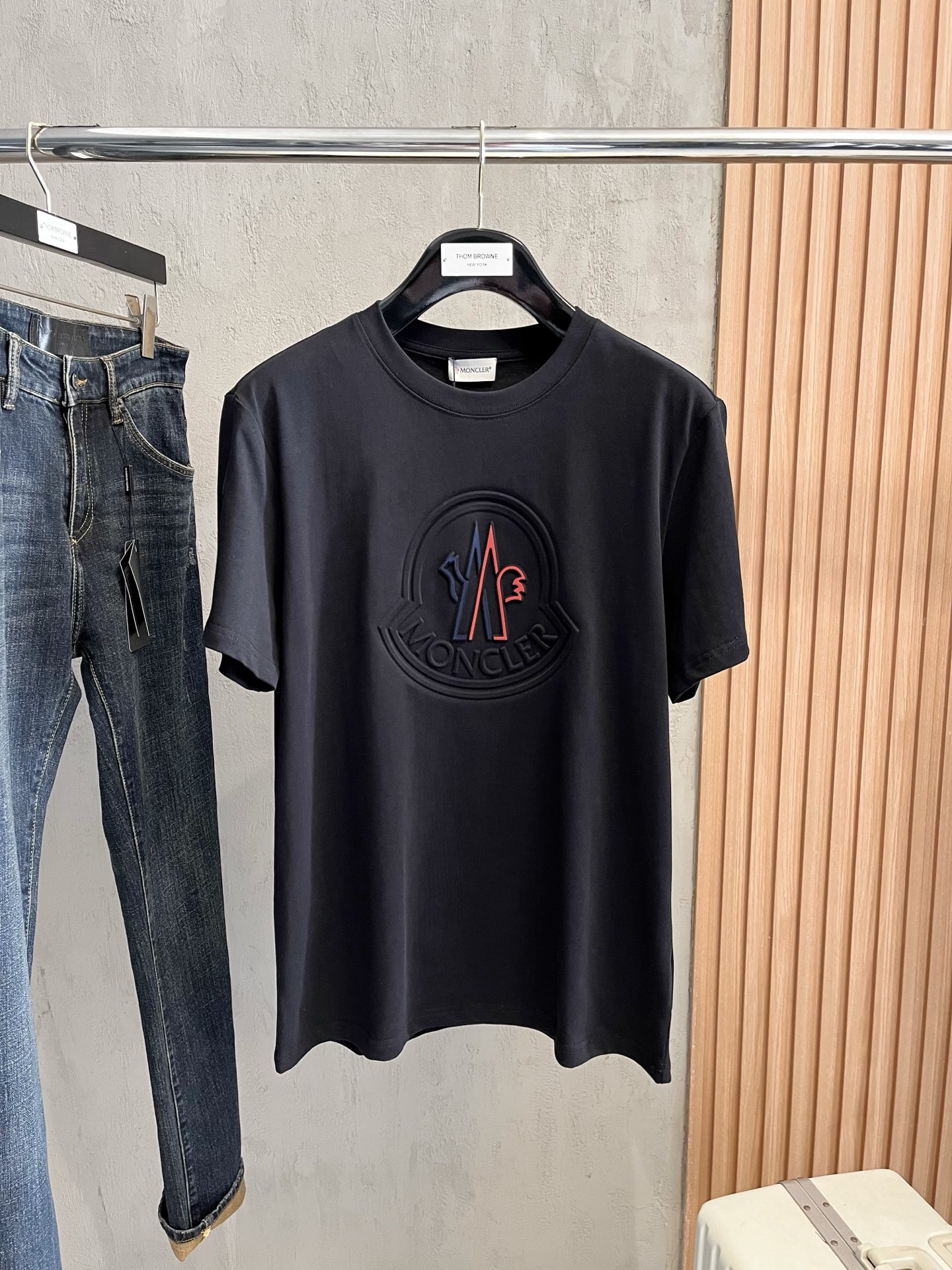 蒙口25ss春夏新款首发专柜最新款短袖圆领T恤 高端订制 设...