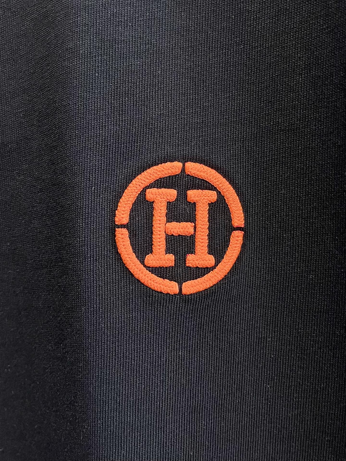 Hermès 25ss春夏新款 短袖圆领T恤服装 4