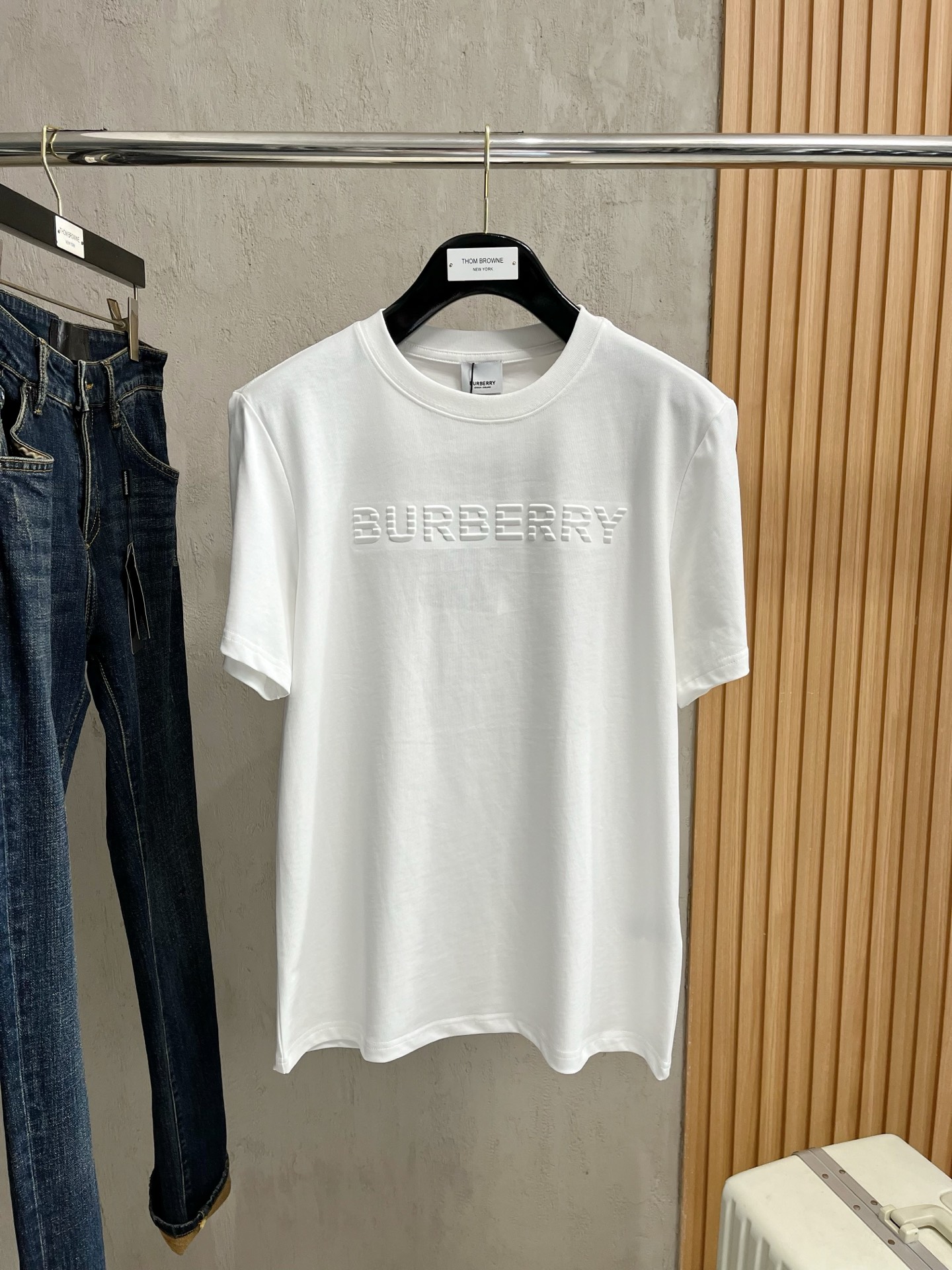 巴宝莉25ss春夏新款首发专柜最新款短袖圆领T恤 高端订制 ...