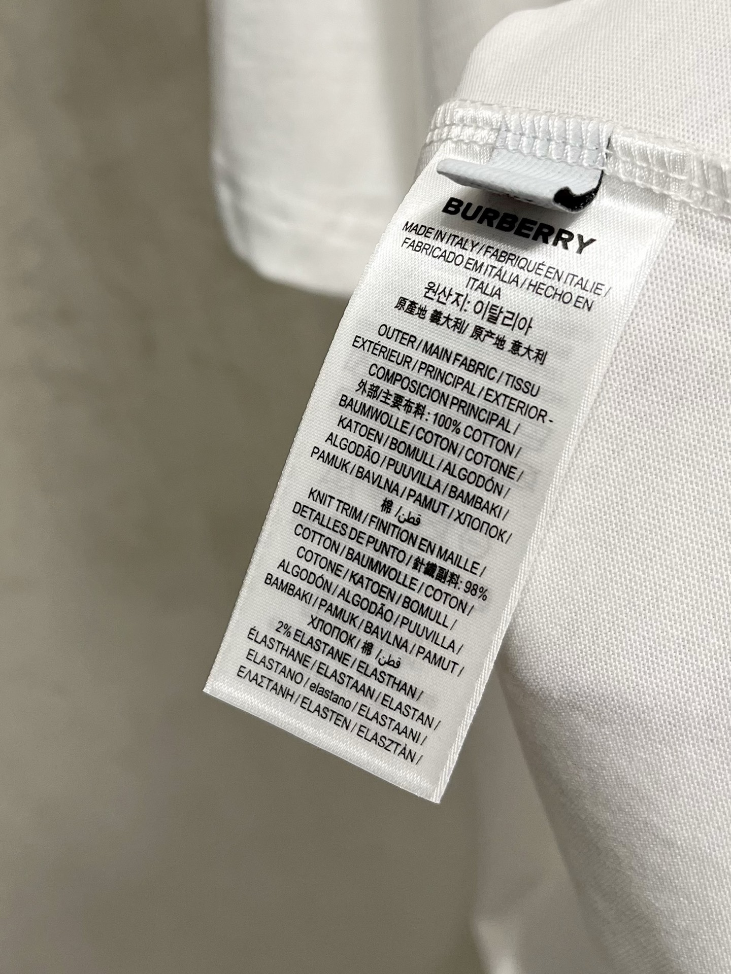 Burberry 25ss春夏新款 短袖圆领T恤服装 8