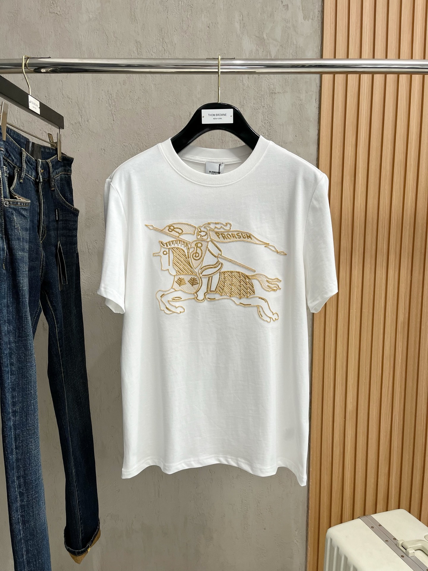 巴宝莉25ss春夏新款首发专柜最新款短袖圆领T恤 高端订制 ...