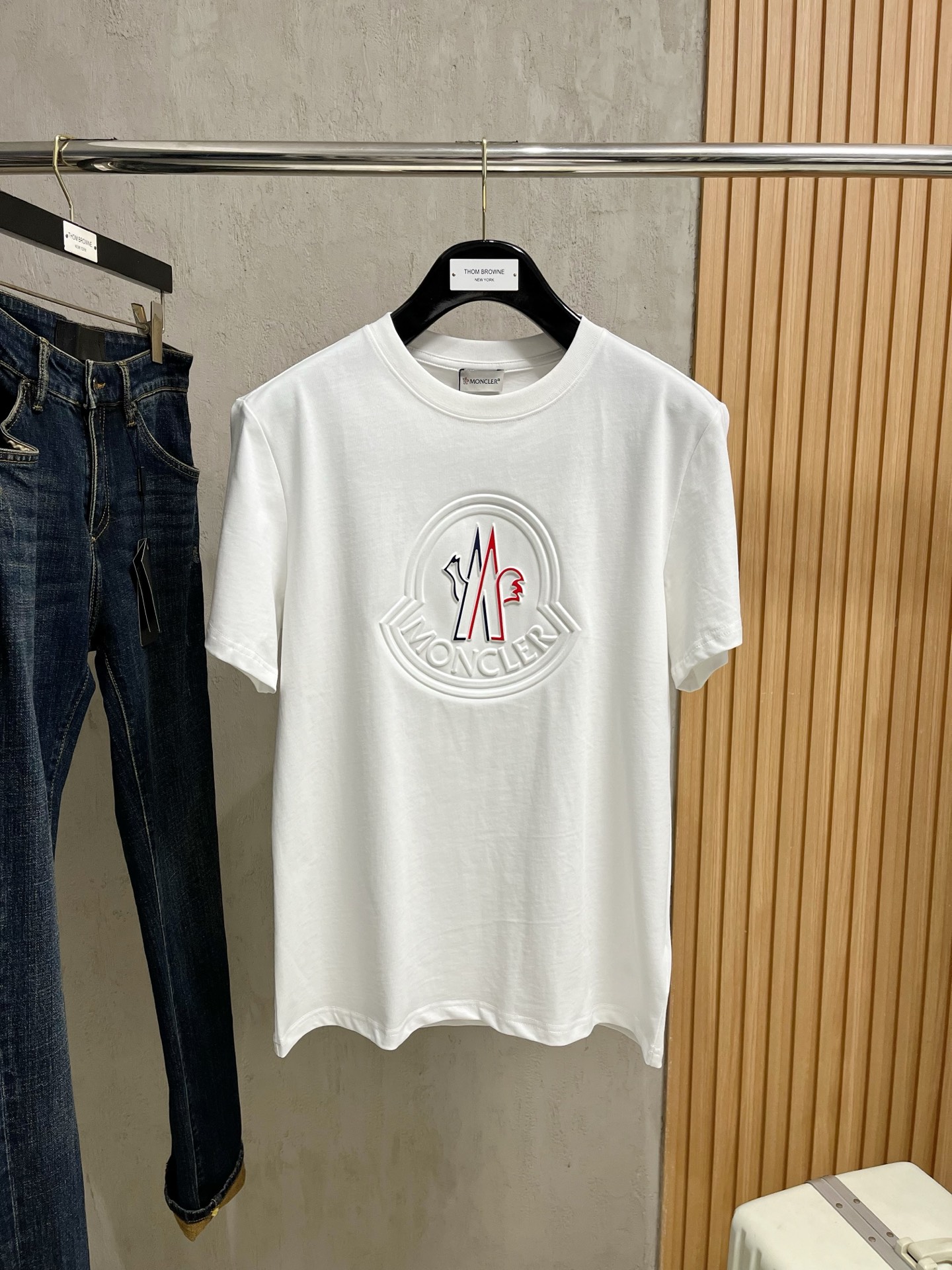 蒙口25ss春夏新款首发专柜最新款短袖圆领T恤 高端订制 设...