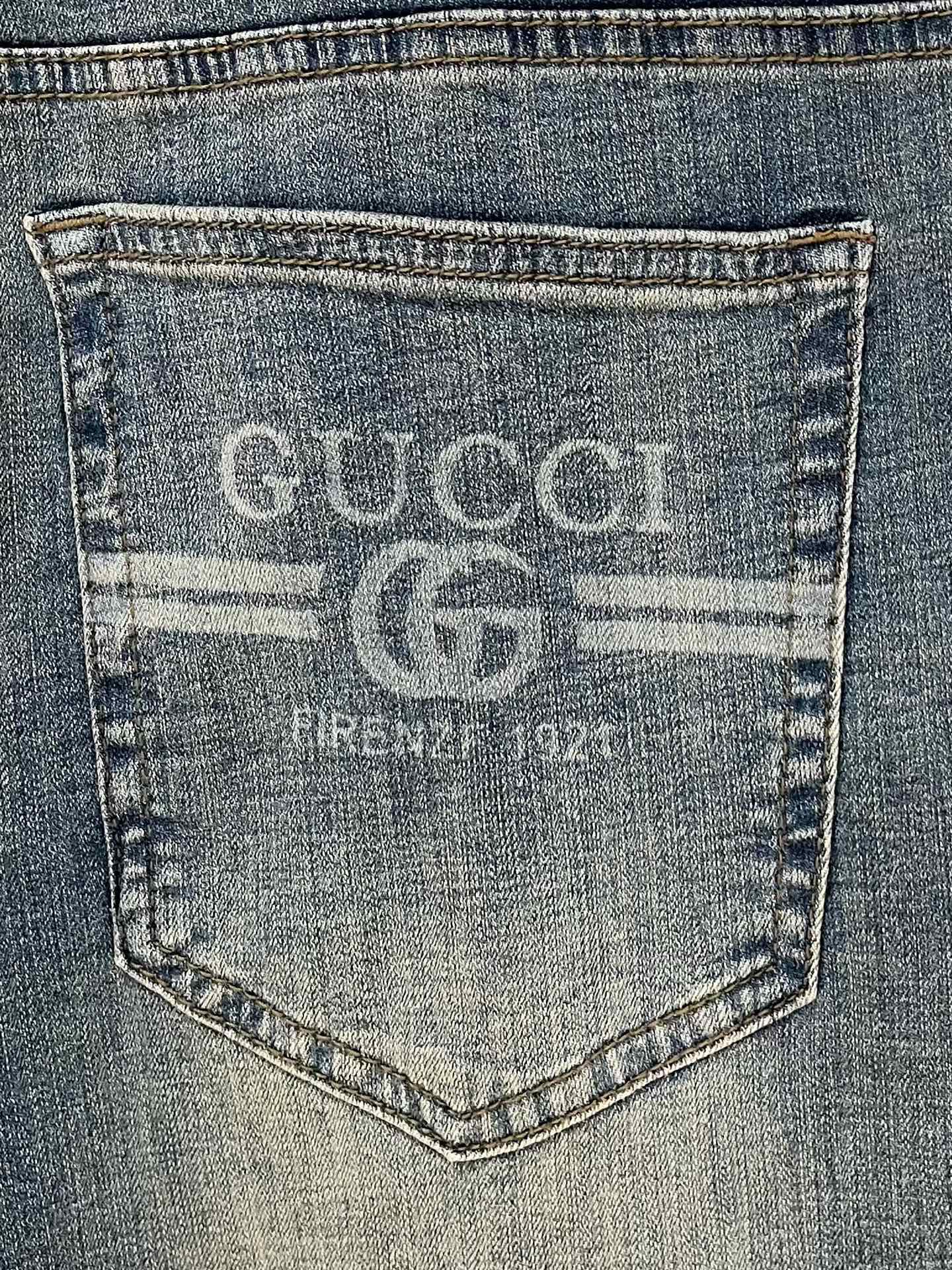Gucc＊ 2025春夏新款牛仔裤
码数29-40 