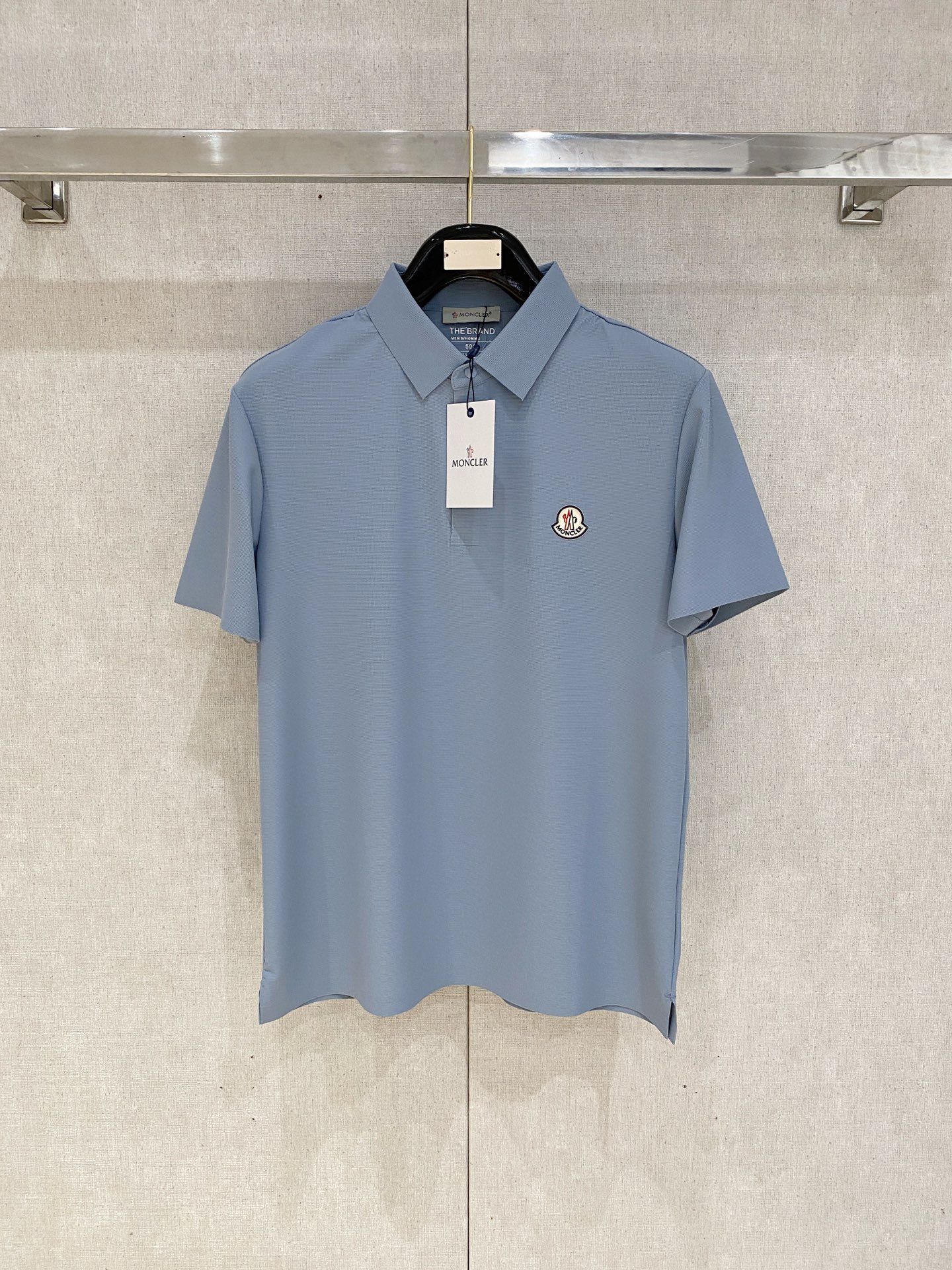 NO:148506,Moncle* 2025 new lapel short sleeve Jinmin waffle fabric Size M-3XL, christian louboutin, T-shirt, alexander wang19860909Moncle* 2025新款翻领短袖 锦氨华夫格面料 码数M-3XL,,christian louboutin,T-shirt,alexander wang,Men's clothing