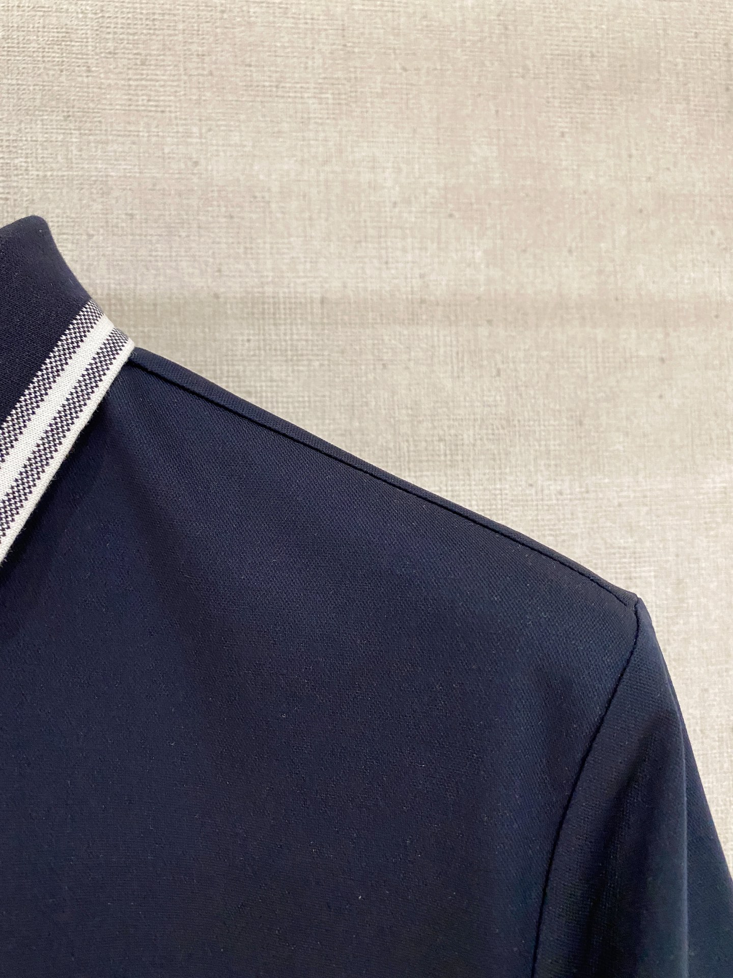 Dior Men's Navy Blue Polo Shirt Short Sleeve Fashionable and Comfortable 3 i1745428933722 5978 0 2