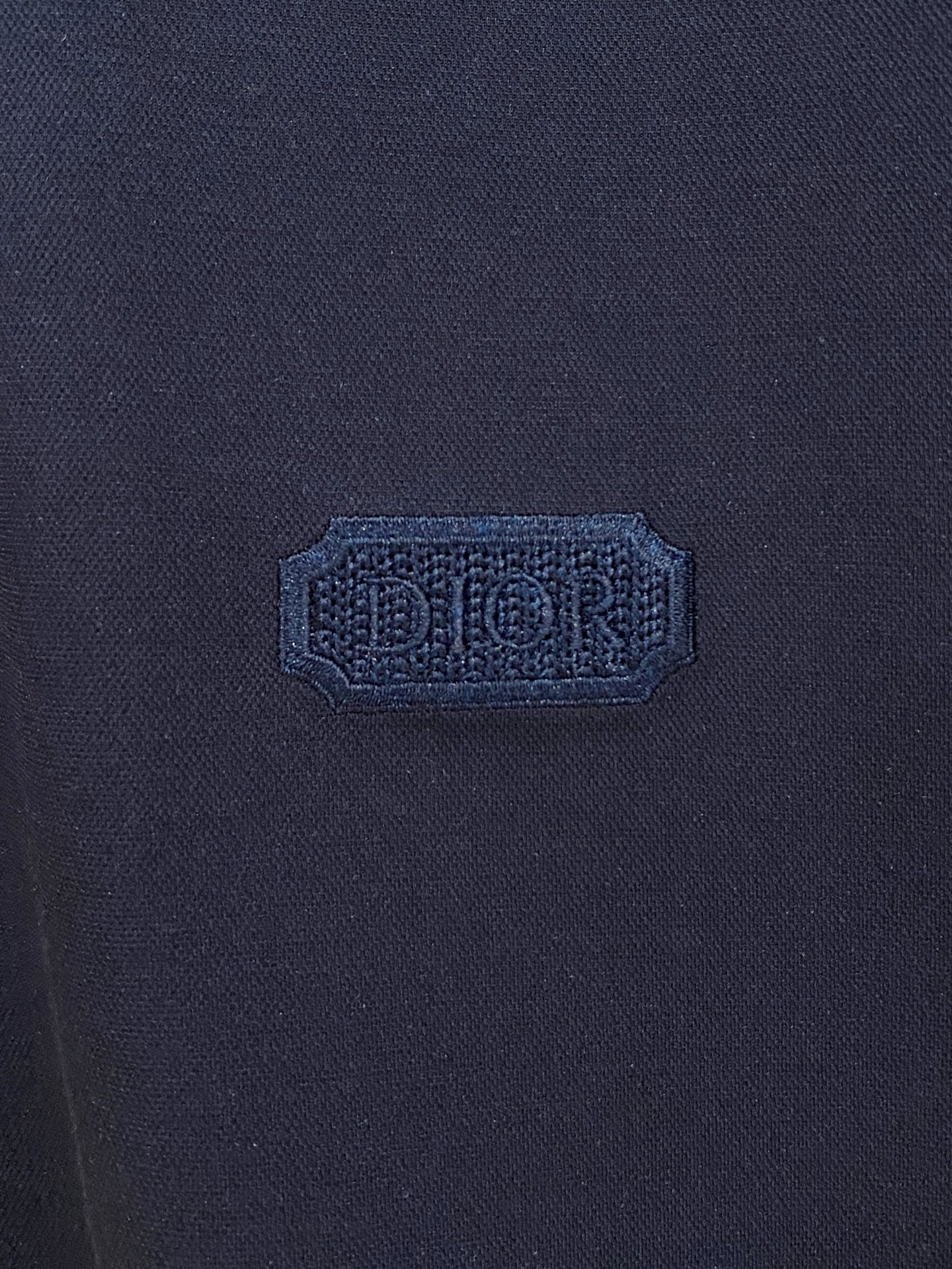 Dior Men's Navy Blue Polo Shirt Short Sleeve Fashionable and Comfortable 4 i1745428934598 7831 0 3
