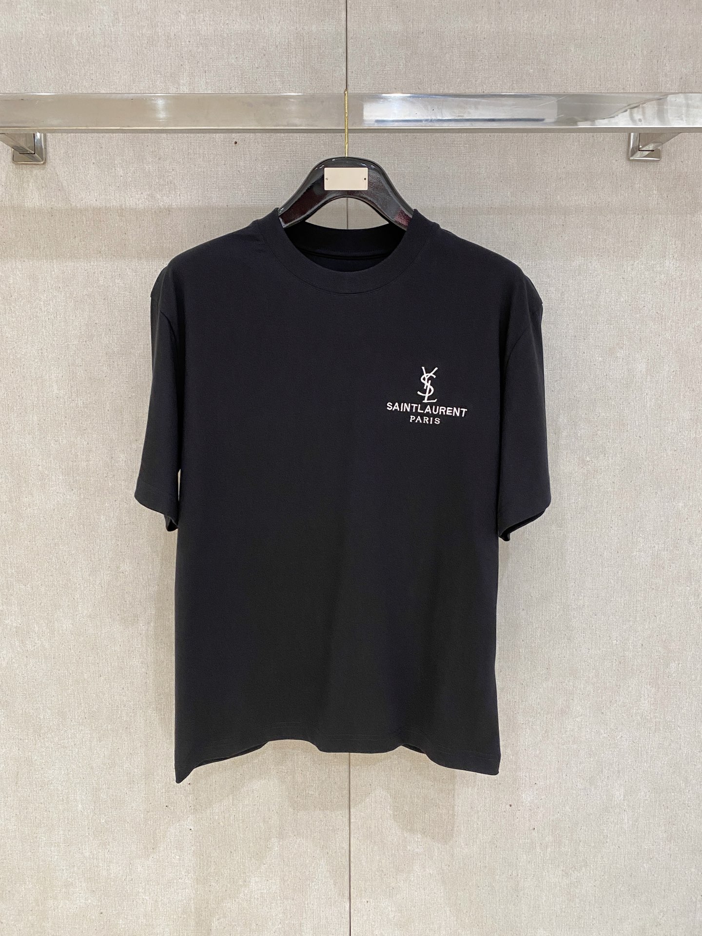 NO:146800,Ysl* new summer pure cotton short sleeve embroidery craftsmanship M-3XL, saint laurent, T-shirt, alexander wang19860909Ysl*夏季新款纯棉短袖 刺绣工艺 码数M-3XL,,saint laurent,T-shirt,alexander wang,Men's clothing
