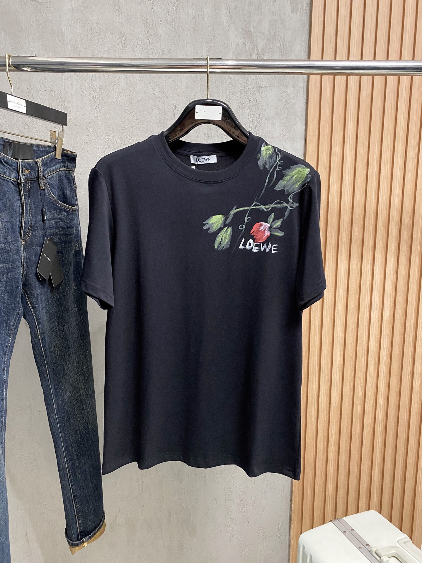 罗意*LOEWE 25ss春夏新款首发专柜最新款短袖圆领T恤 高端订...