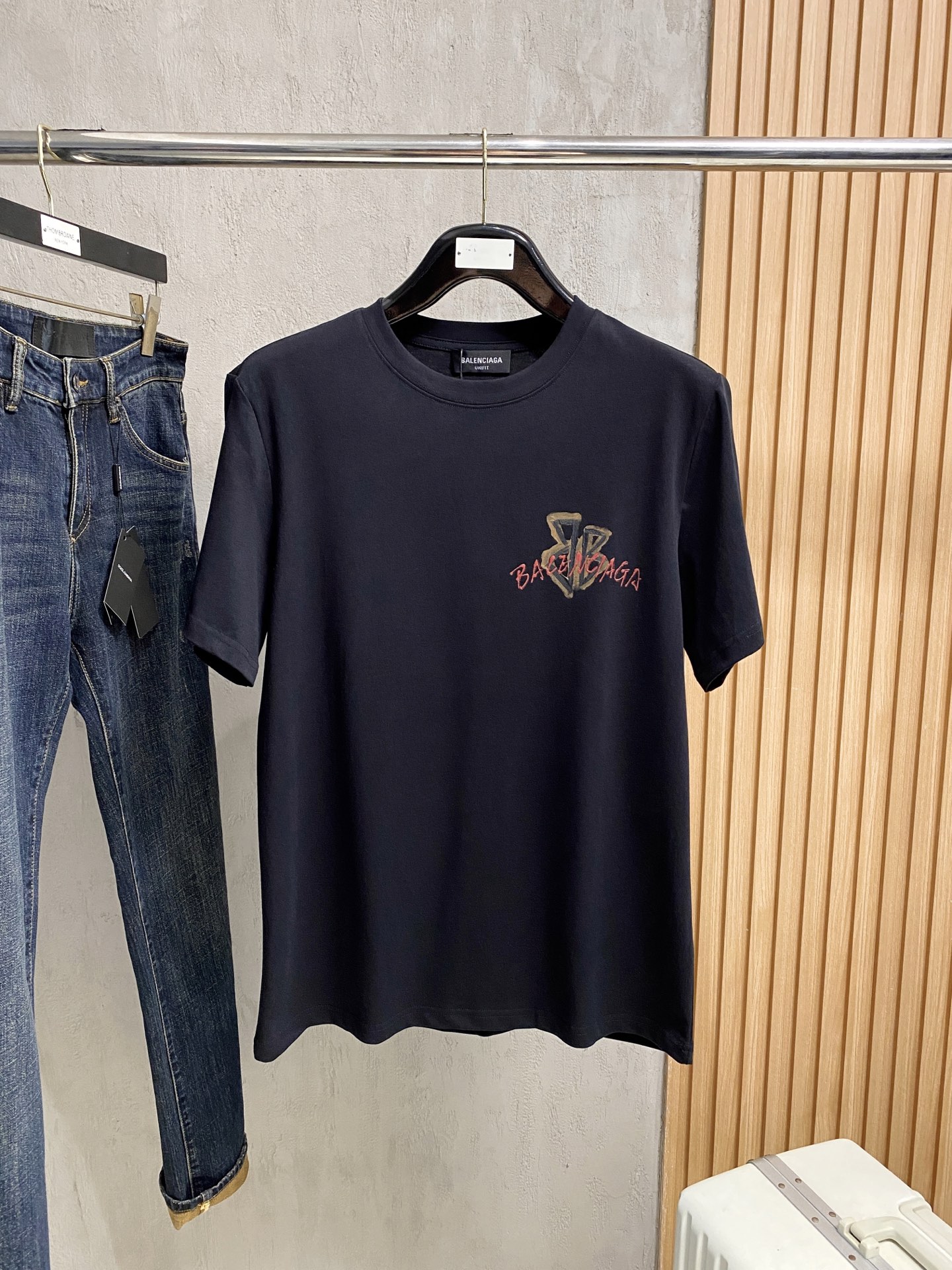 巴黎世*Balenciaga 25ss春夏新款首发专柜最新款短袖圆领T恤 ...