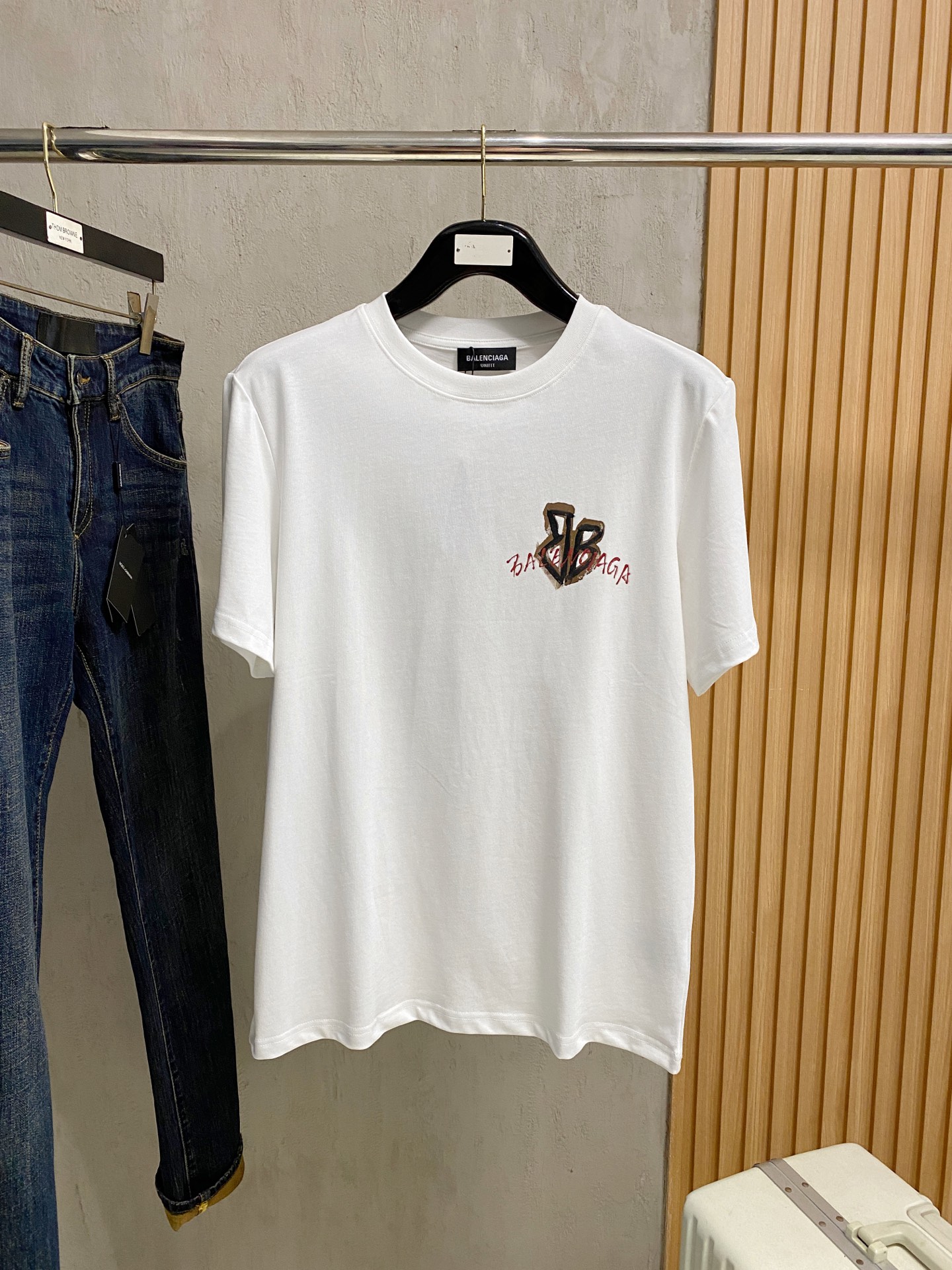 巴黎世*Balenciaga 25ss春夏新款首发专柜最新款短袖圆领T恤 ...