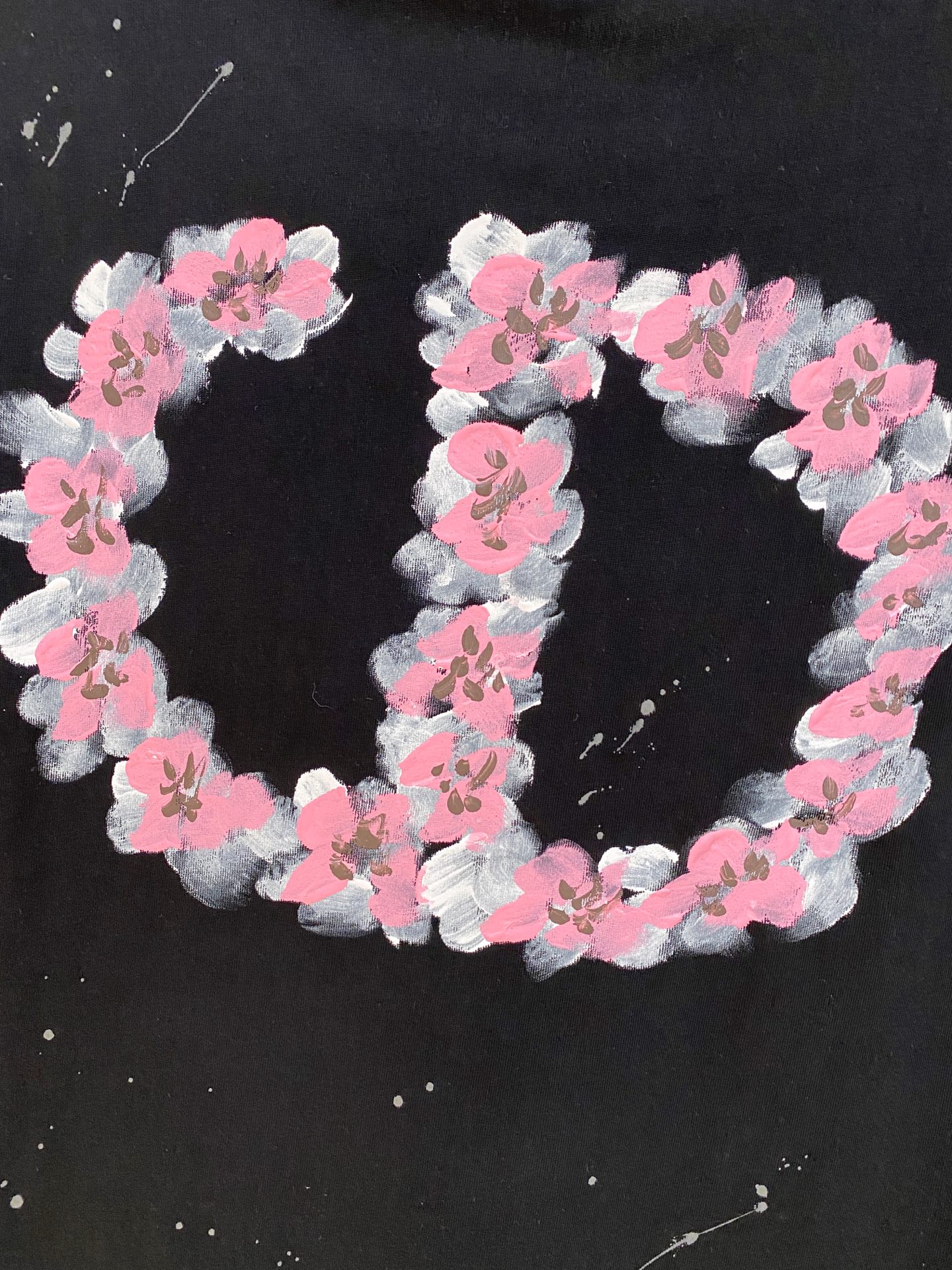 🌾退换# 迪*Dior 春夏新款首发专柜最新款短袖圆领T恤 手绘工艺 高端订制 设计前卫时尚！品牌log