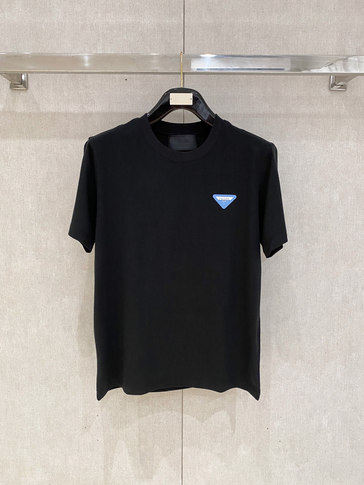 普拉达 25SS春夏新款首发专柜最新款短袖圆领T恤 高端订制 ...
