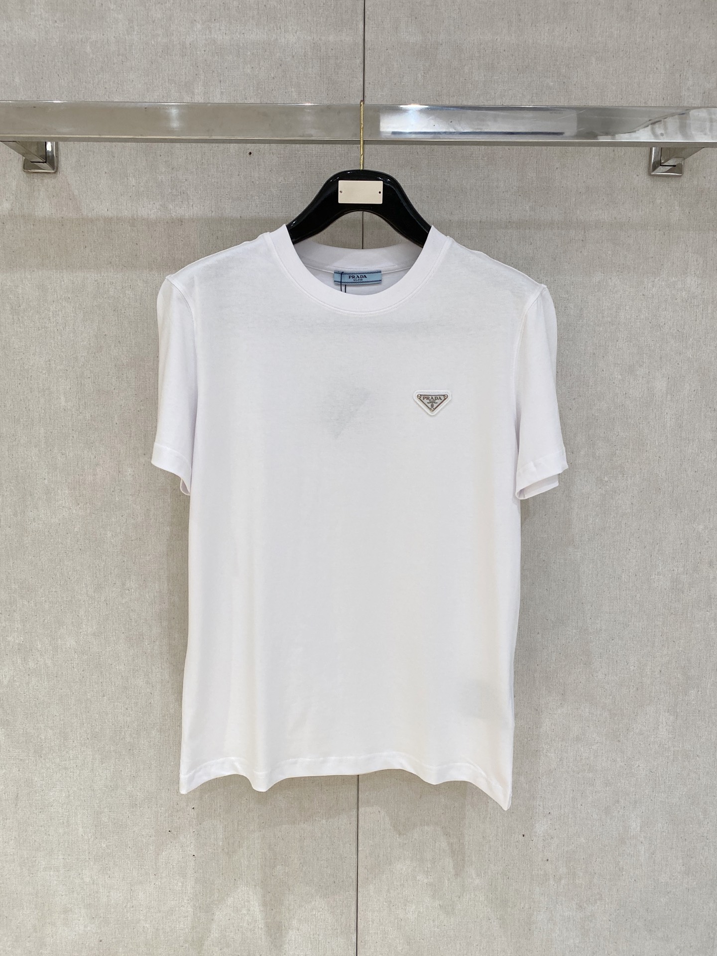 普拉达 25SS春夏新款首发专柜最新款短袖圆领T恤 高端订制 ...