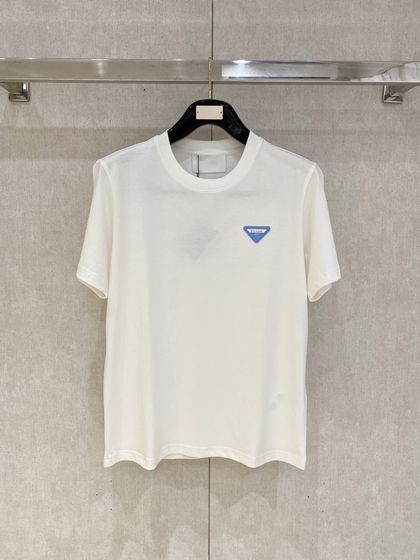 普拉达 25SS春夏新款首发专柜最新款短袖圆领T恤 高端订制 ...