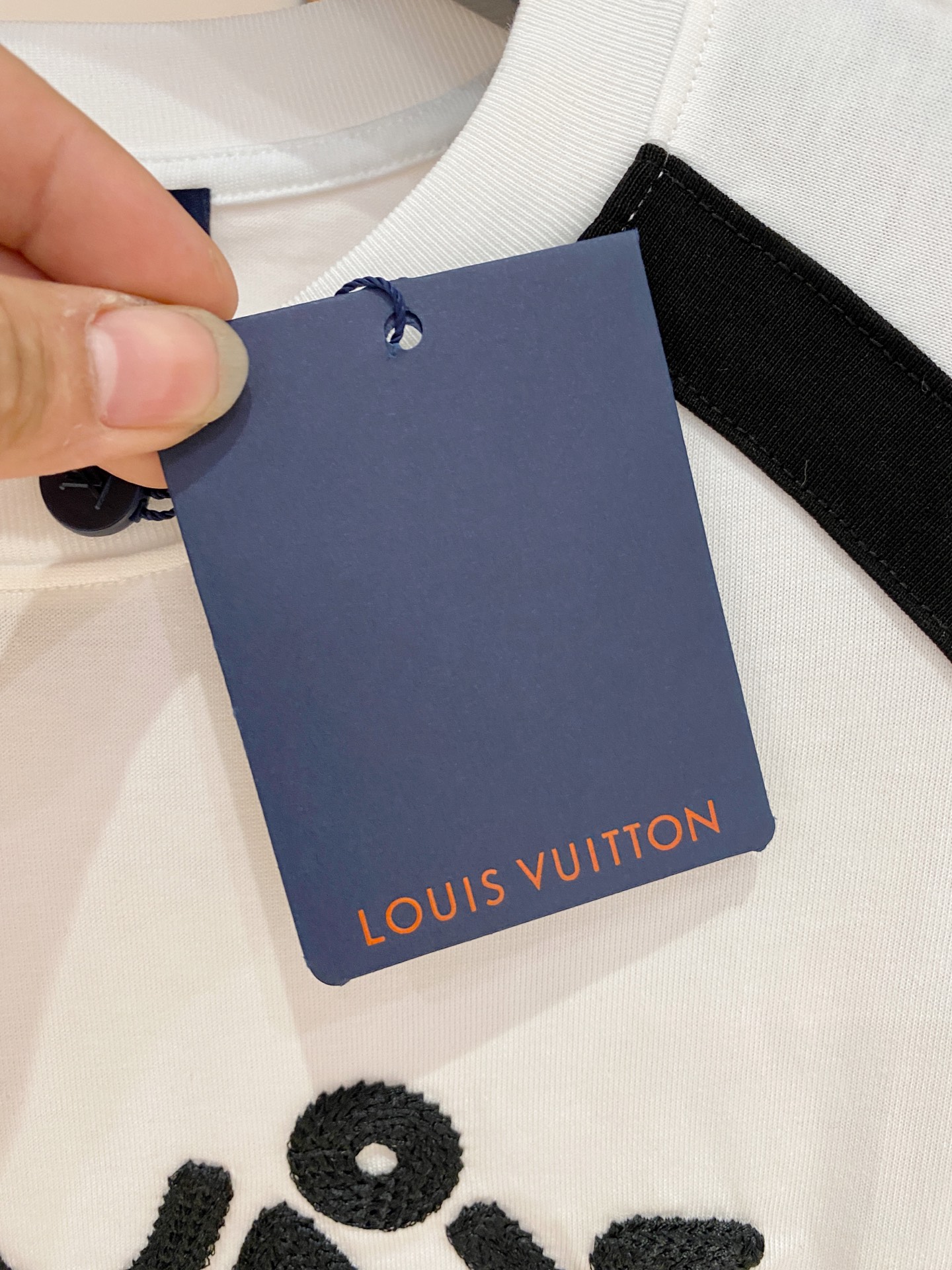 Louis Vuitton Men's 25SS Crewneck T-Shirt - Modern Logo Design 6 i1747327848821 8462 0 4