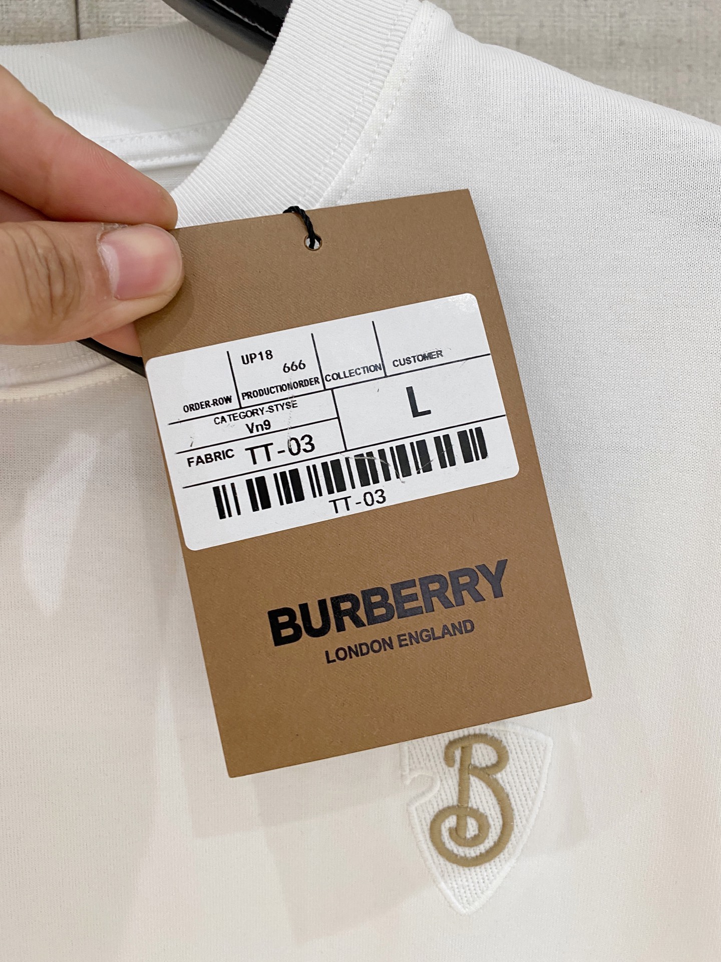 BBr  短袖圆领T恤服装,男 5