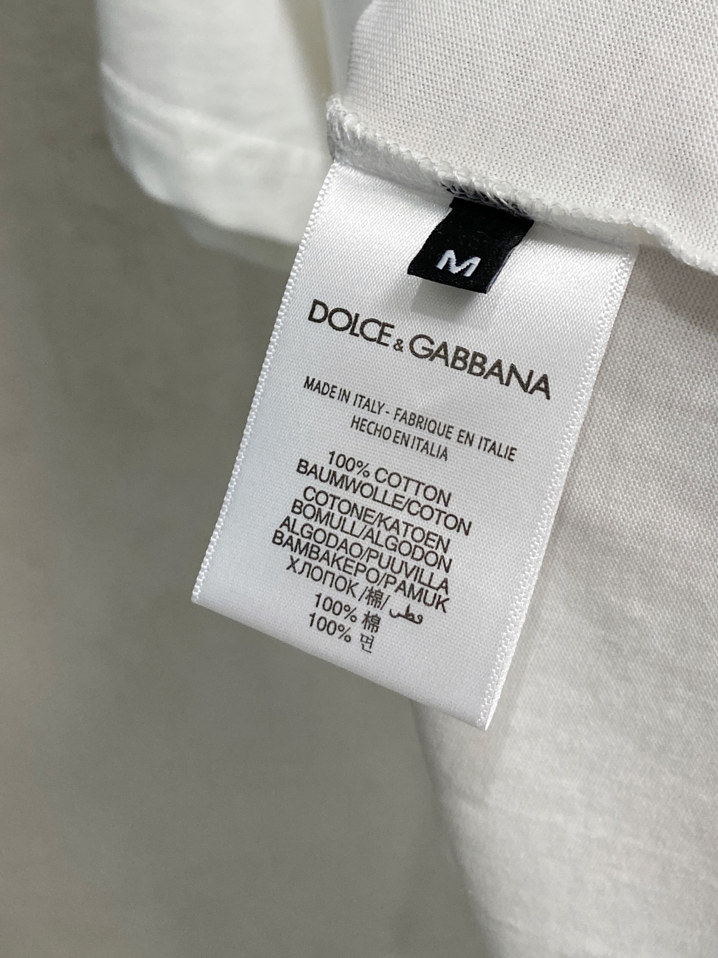  杜嘉班*D&G 25SS春夏新款首发专柜最新款短袖圆领T恤 高端订制 设计前卫时尚！品牌logo重工艺