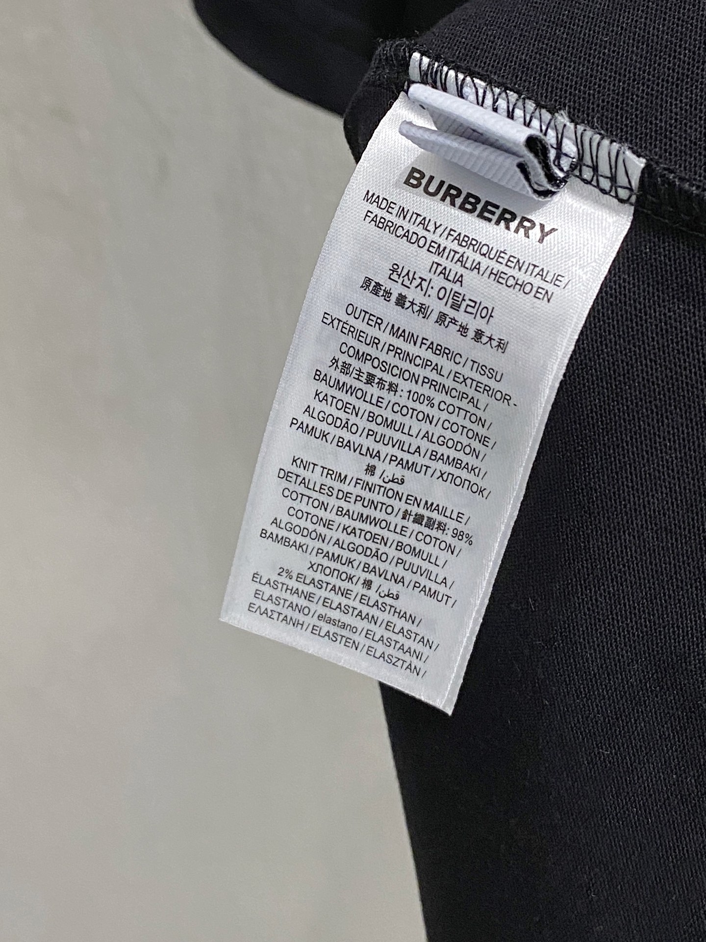  巴宝*Burberry 25SS春夏新款首发专柜最新款短袖圆领T恤 高端订制 设计前卫时尚！品牌log