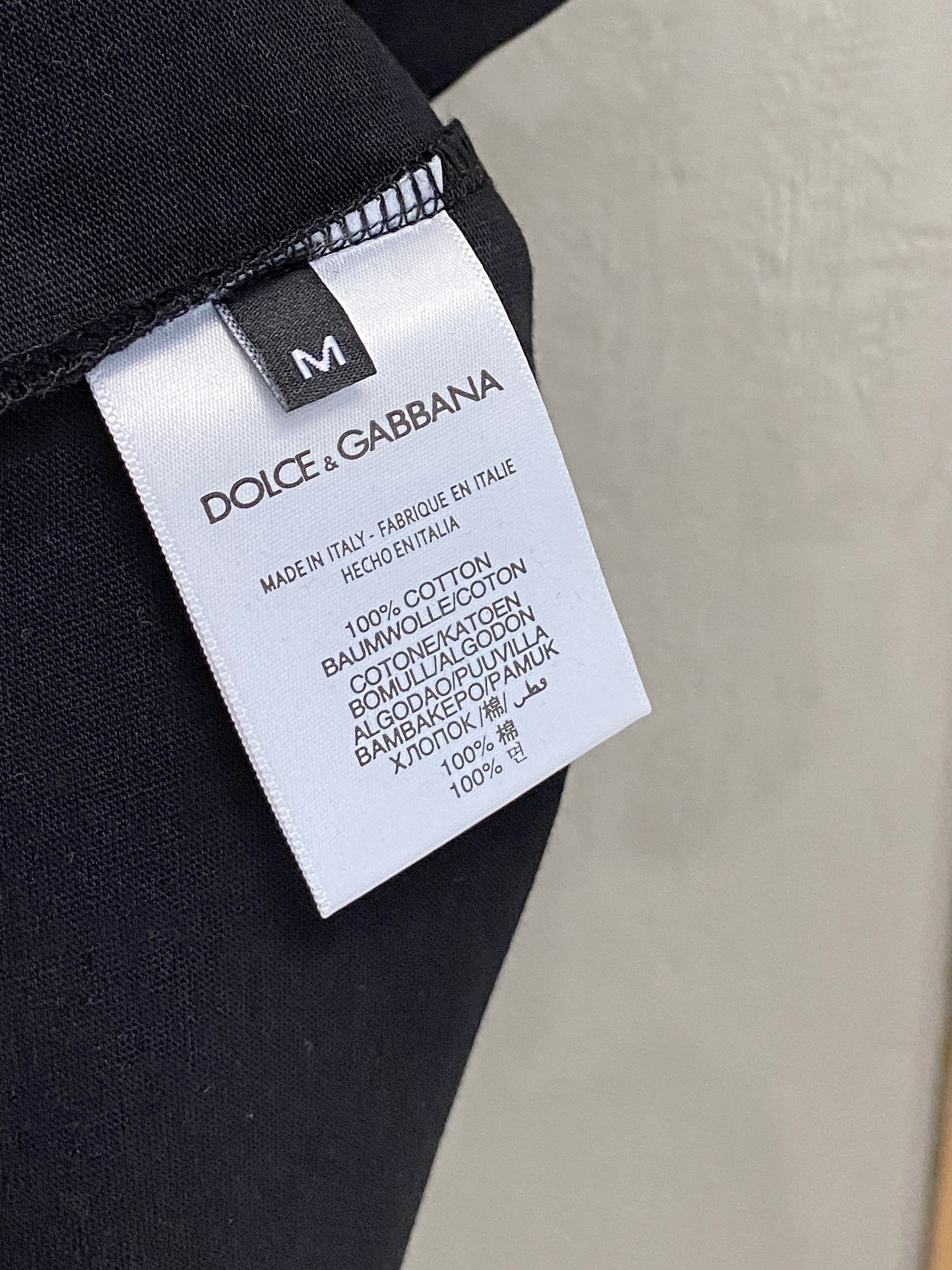  杜嘉班*D&G 25SS春夏新款首发专柜最新款短袖圆领T恤 高端订制 设计前卫时尚！品牌logo重工艺