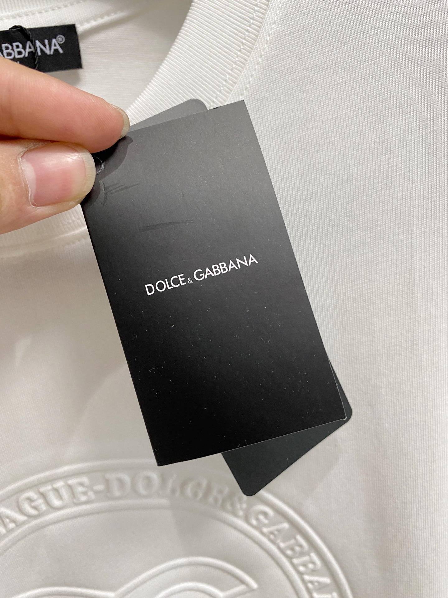  杜嘉班*D&G 25SS春夏新款首发专柜最新款短袖圆领T恤 高端订制 设计前卫时尚！品牌logo重工艺