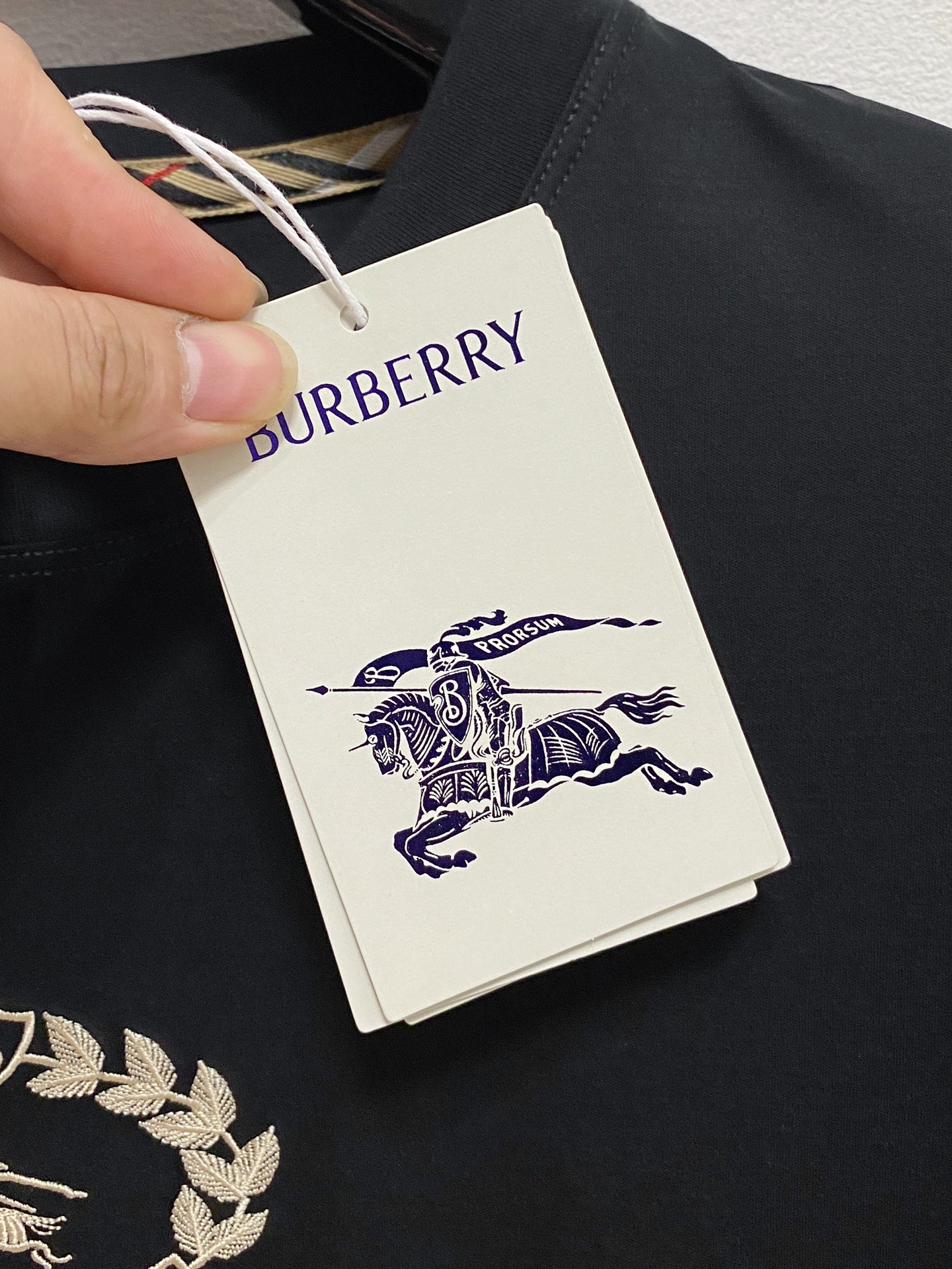  巴宝莉 顶级品质 2025款新品短袖！精选100支双面丝光棉面料，手感柔软。顶级进口私货，时尚设计潮流