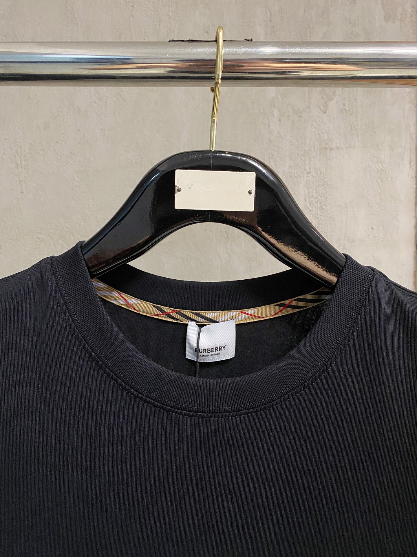 Burberry 25SS Men's Short Sleeve T-Shirt - Premium Cotton, White, Black 3 i1750259955507 5322 0 1