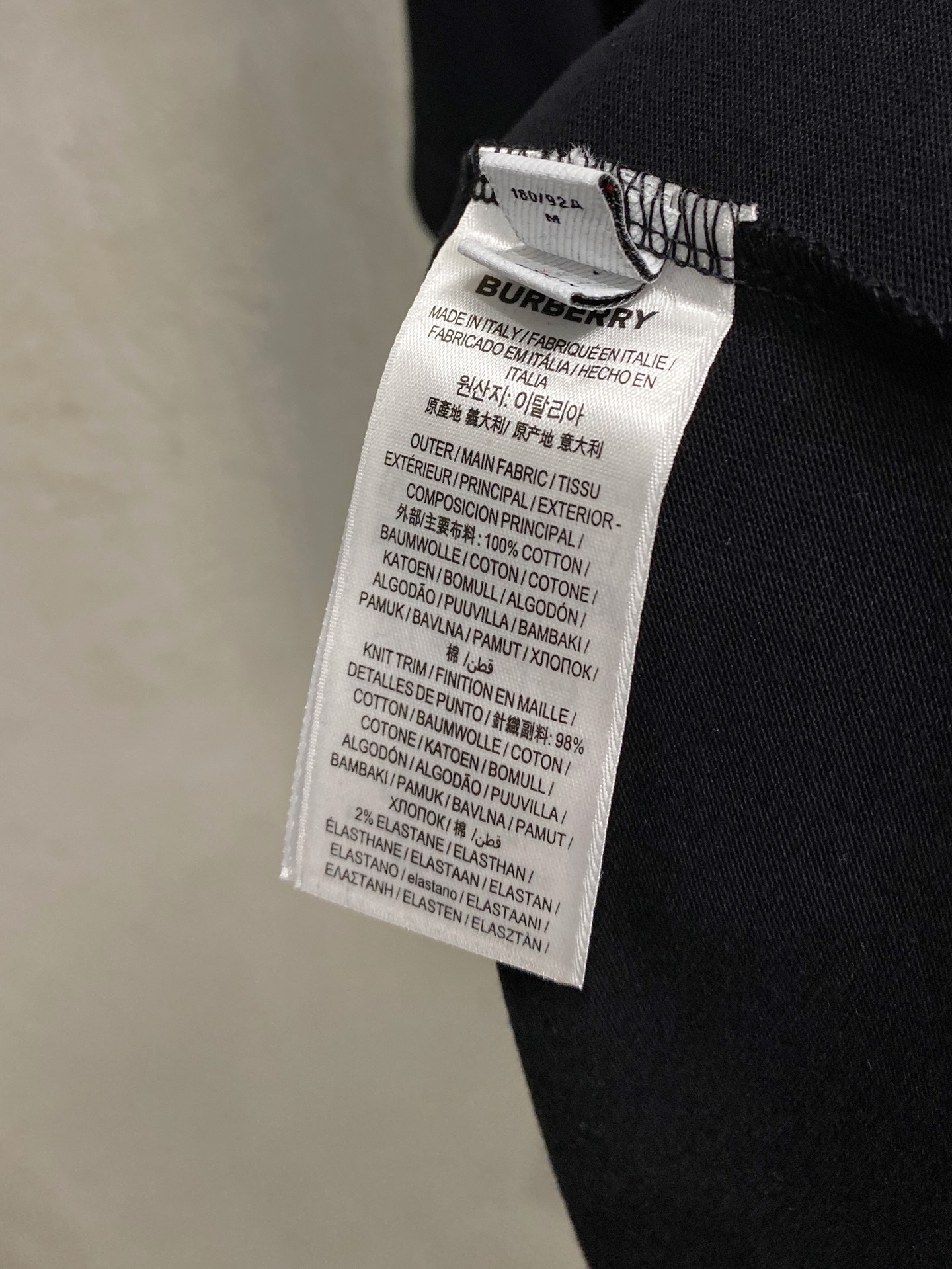 Burberry 25SS Men's Short Sleeve T-Shirt - Premium Cotton, White, Black 9 i1750259959101 5374 0 7