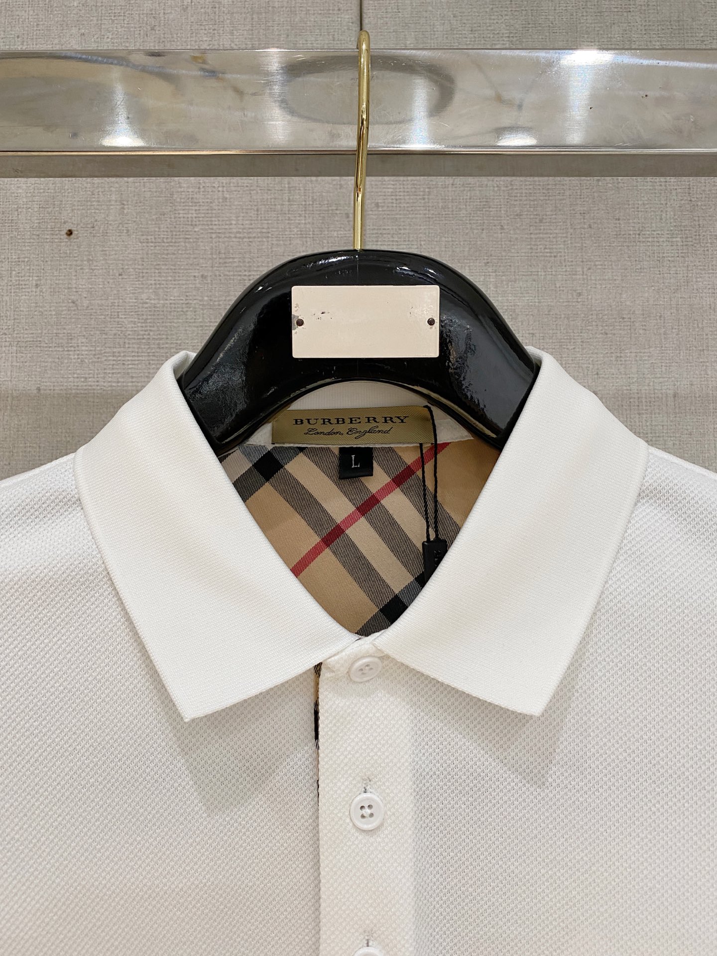 开春新品 巴宝莉 𝟏𝟎𝟎%新疆长绒棉 面料柔软舒适透气𝟮𝟬25 秋冬 限量款长袖Polo系列𝗦𝗜𝗭𝗘：𝗠