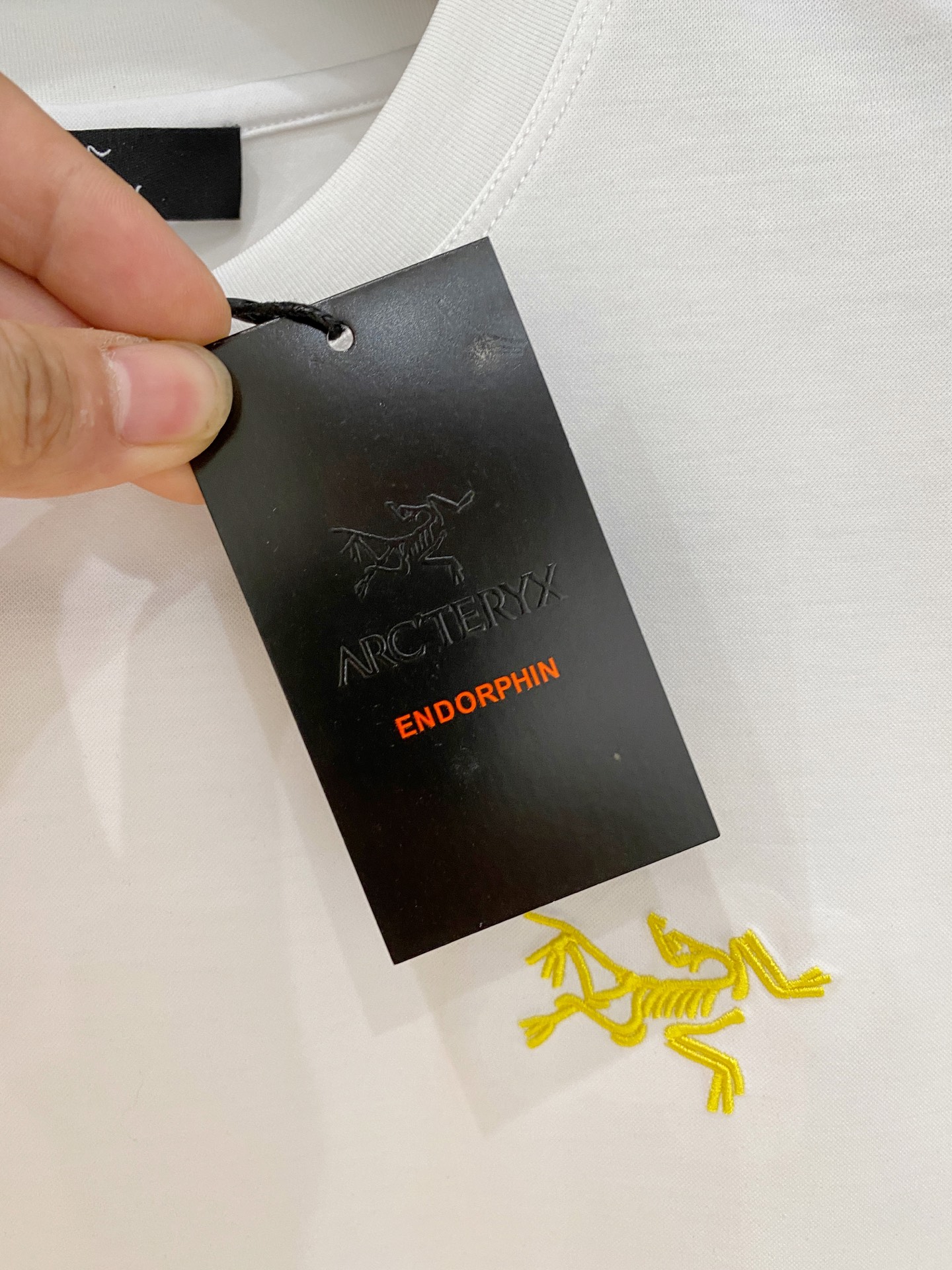  始祖鸟 2025春夏新款首发专柜最新款圆领短袖 高端订制 设计前卫时尚！品牌logo重工艺设计 高端定