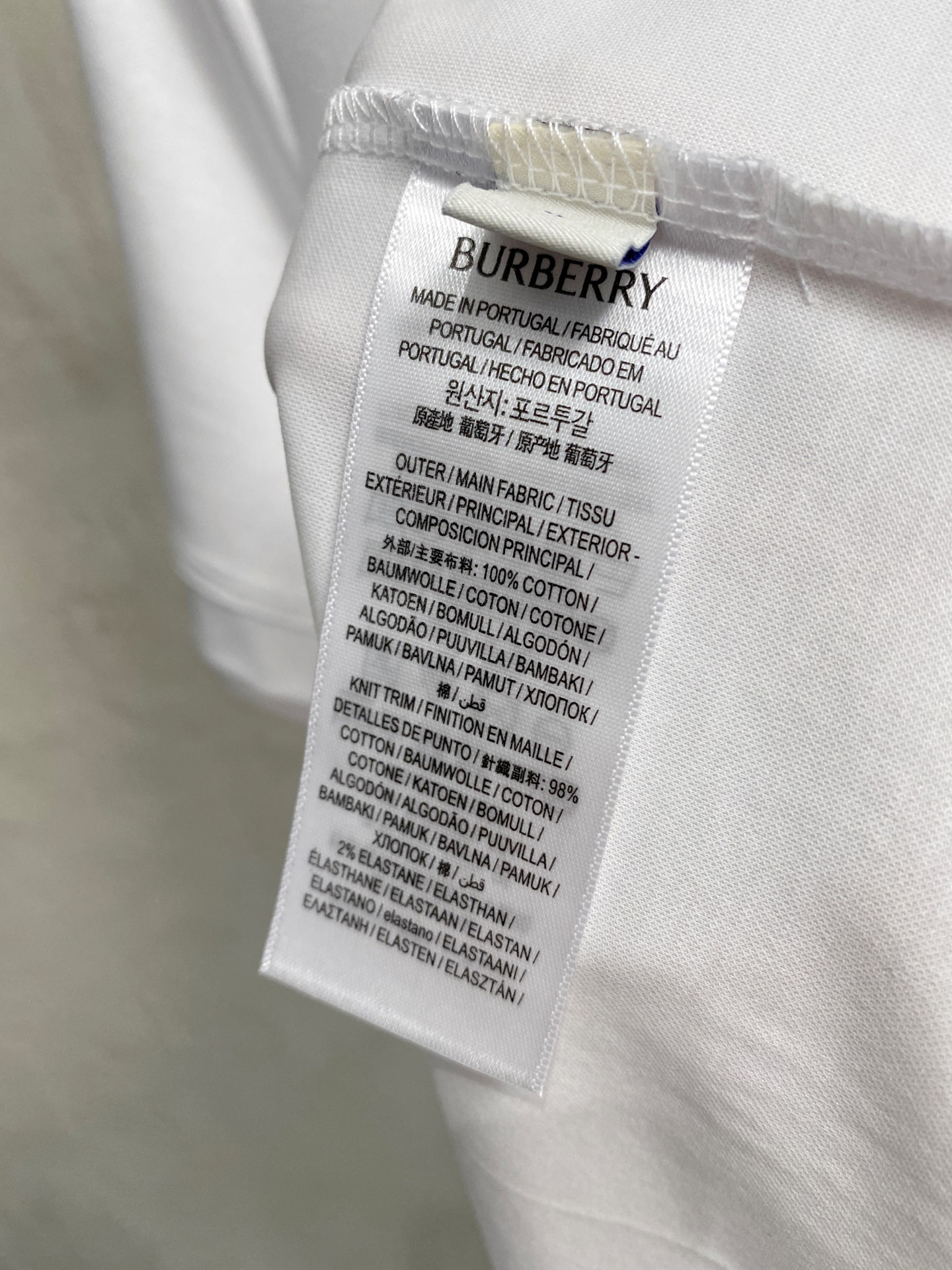  巴宝莉 2025春夏新款首发专柜最新款圆领短袖 高端订制 设计前卫时尚！品牌logo重工艺设计 高端定