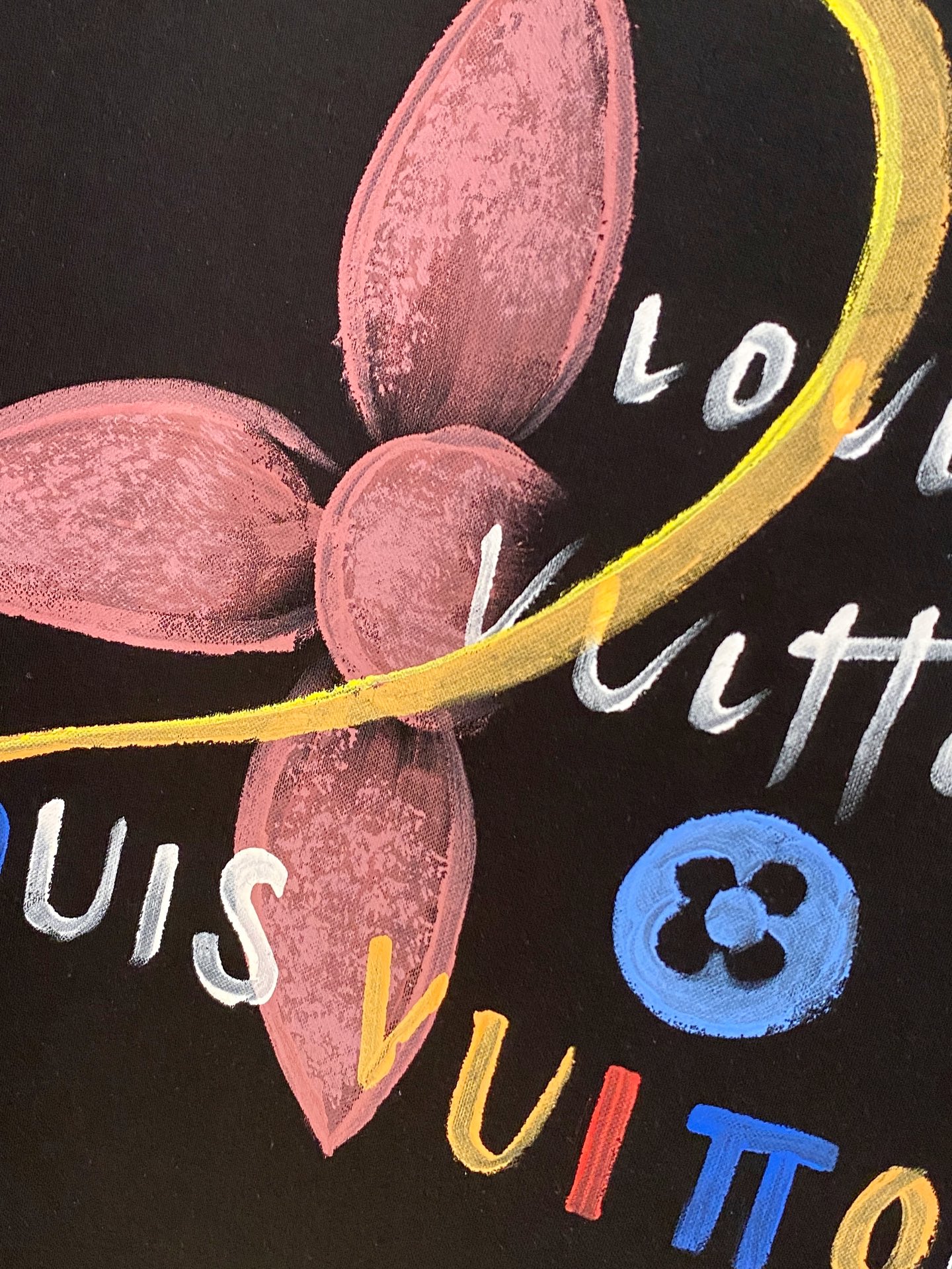  1v 路易威登 2025春夏新款首发专柜最新款圆领短袖 高端订制 设计前卫时尚！品牌logo重工艺设计