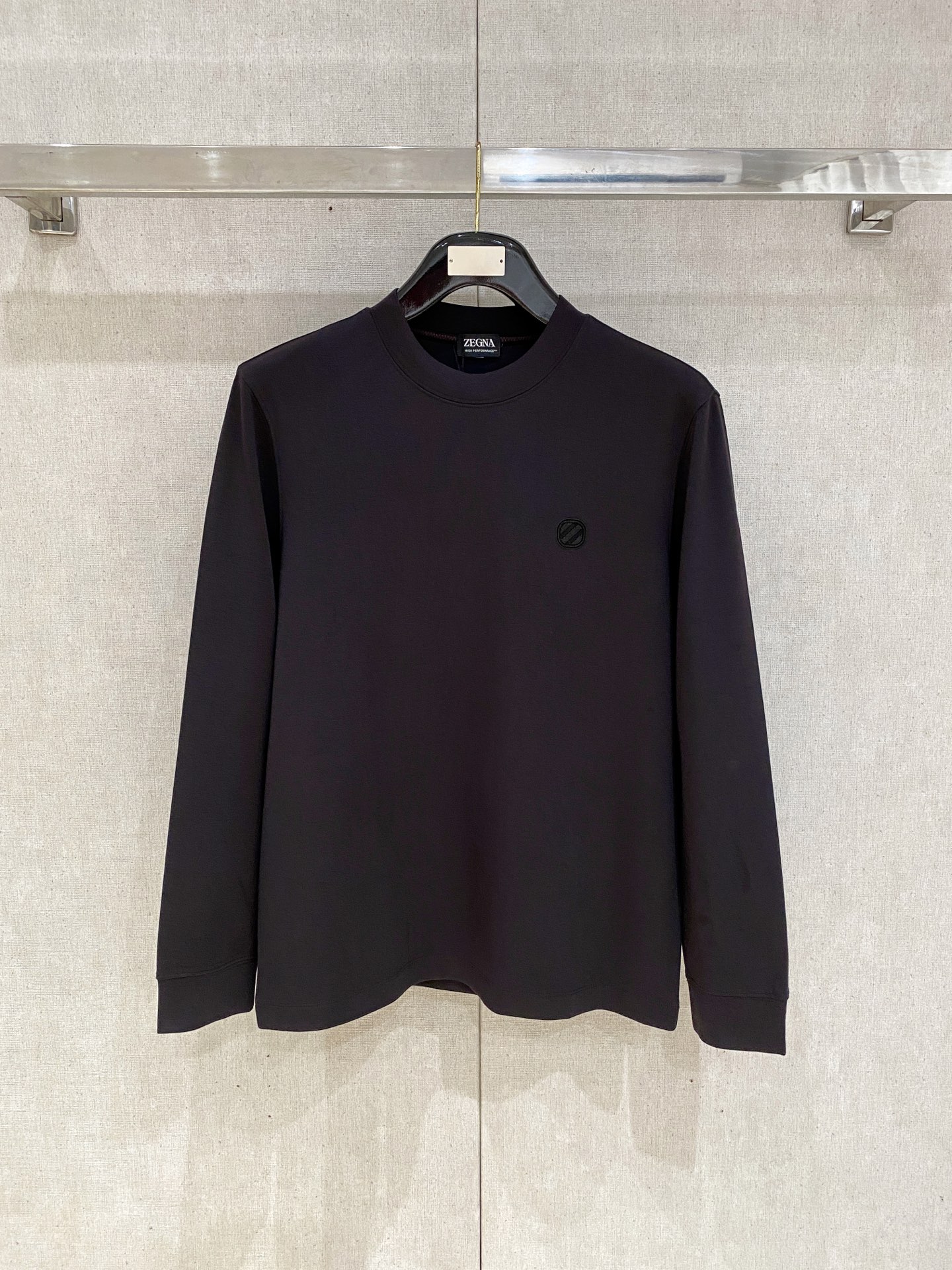 P636 Zegna 2025 new winter long sleeves Black, blue, white, grape purple. Number: M-3XL