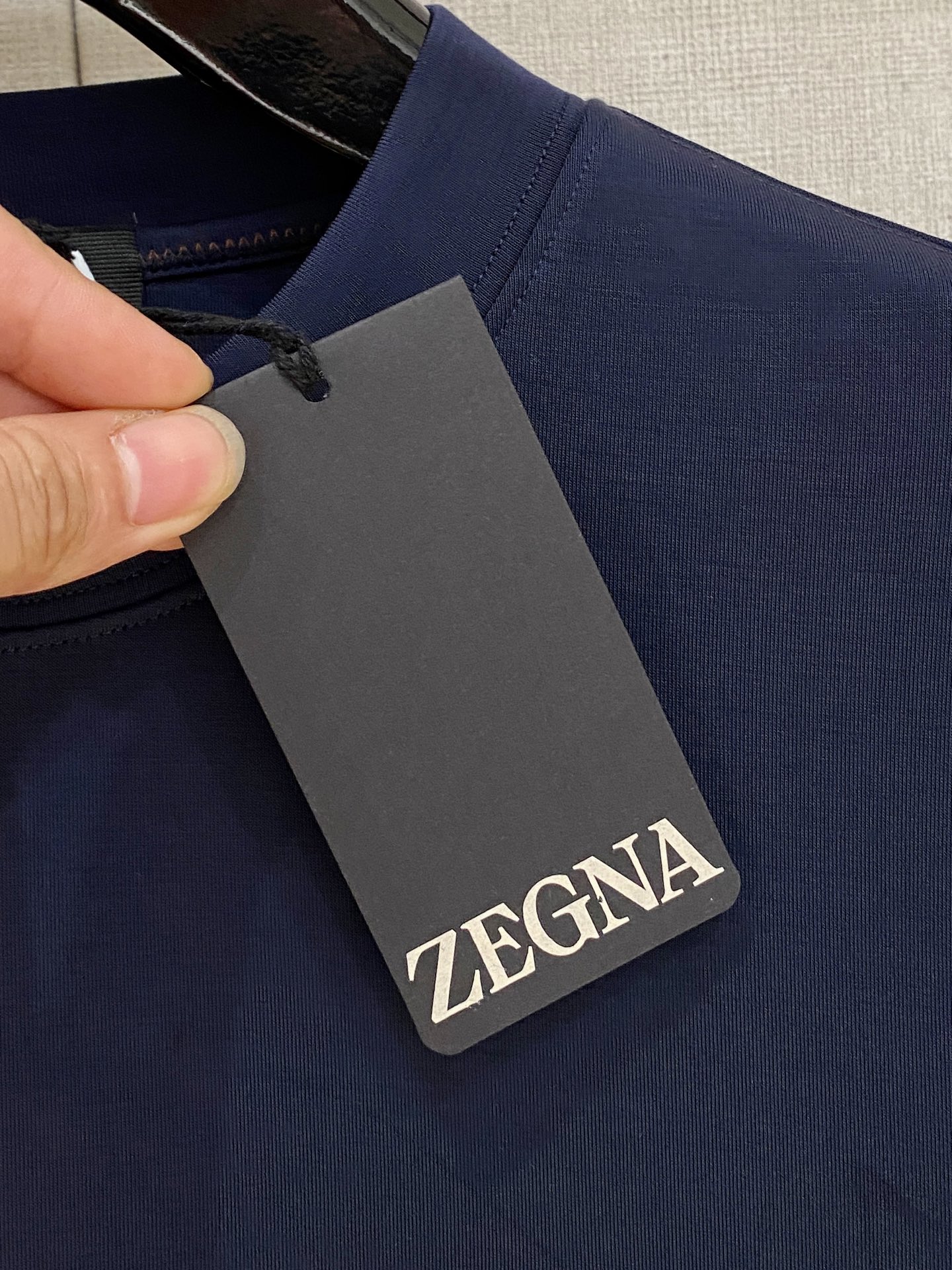 P636 Zegna 2025 new winter long sleeves Black, blue, white, grape purple. Number: M-3XL - 图片 5