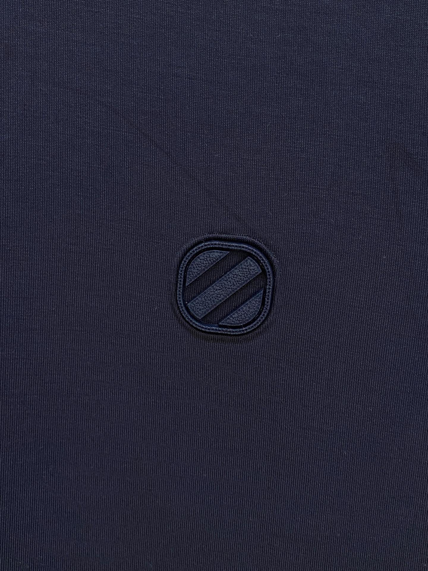 P636 Zegna 2025 new winter long sleeves Black, blue, white, grape purple. Number: M-3XL - 图片 4