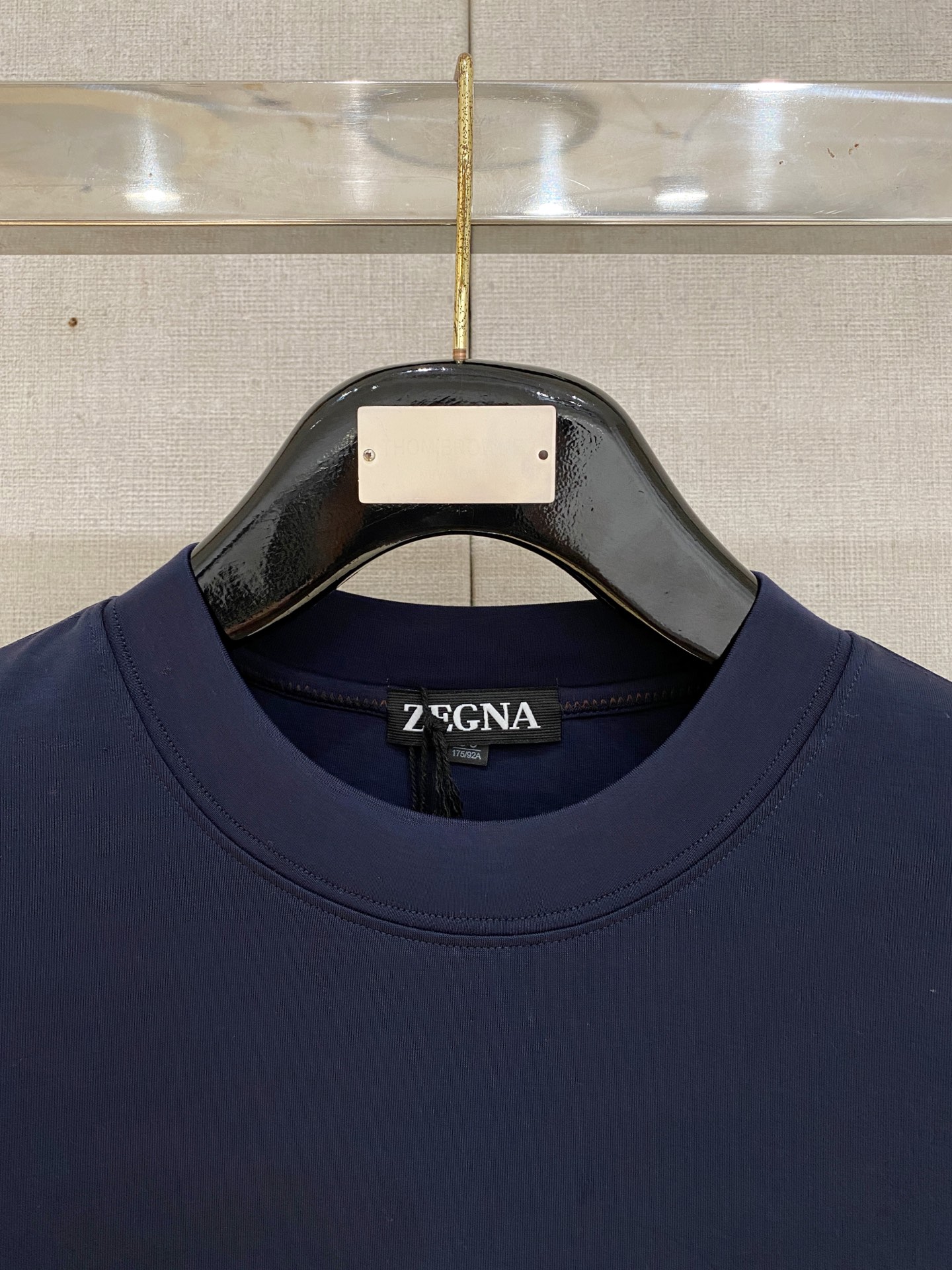 P636 Zegna 2025 new winter long sleeves Black, blue, white, grape purple. Number: M-3XL - 图片 2