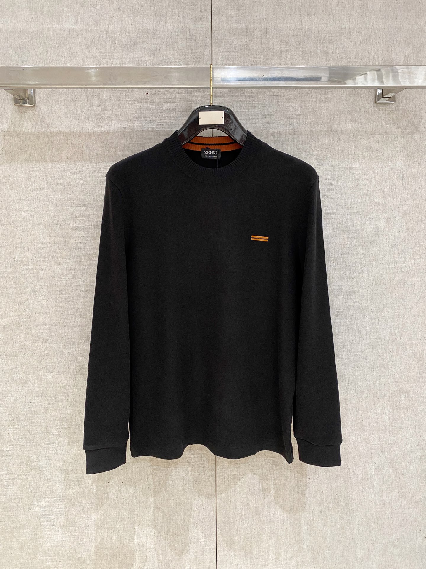 P672 Zegna 2025 new winter long-sleeve vest Black, white, purple, green. Number: M-3XL - 图片 1