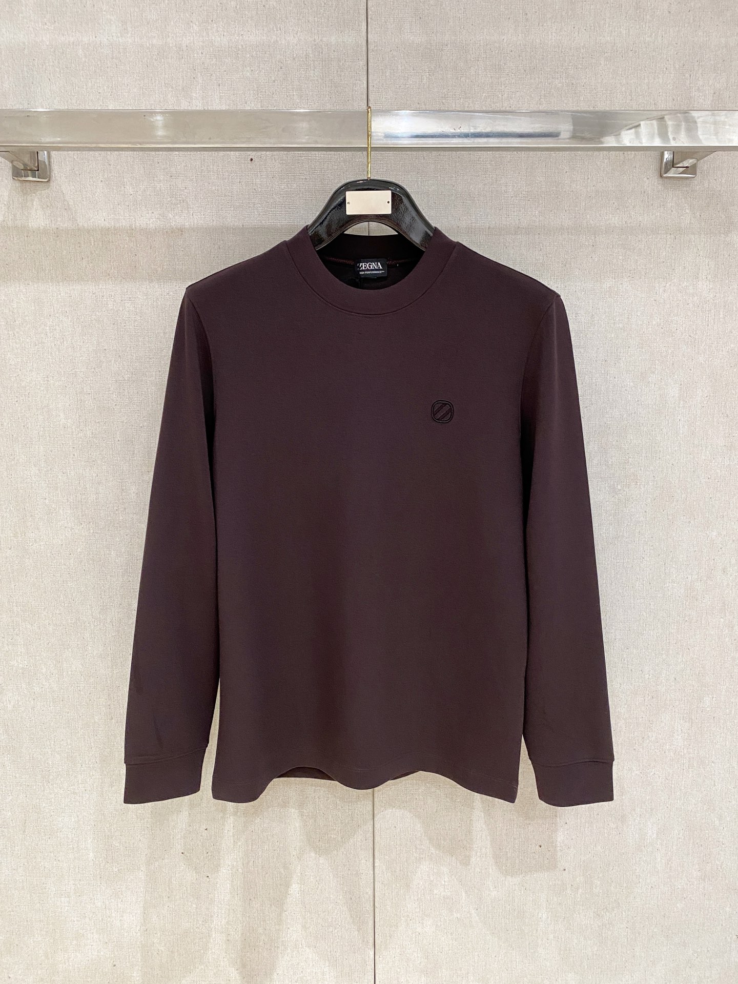 P636 Zegna 2025 new winter long sleeves Black, blue, white, grape purple. Number: M-3XL - 图片 1