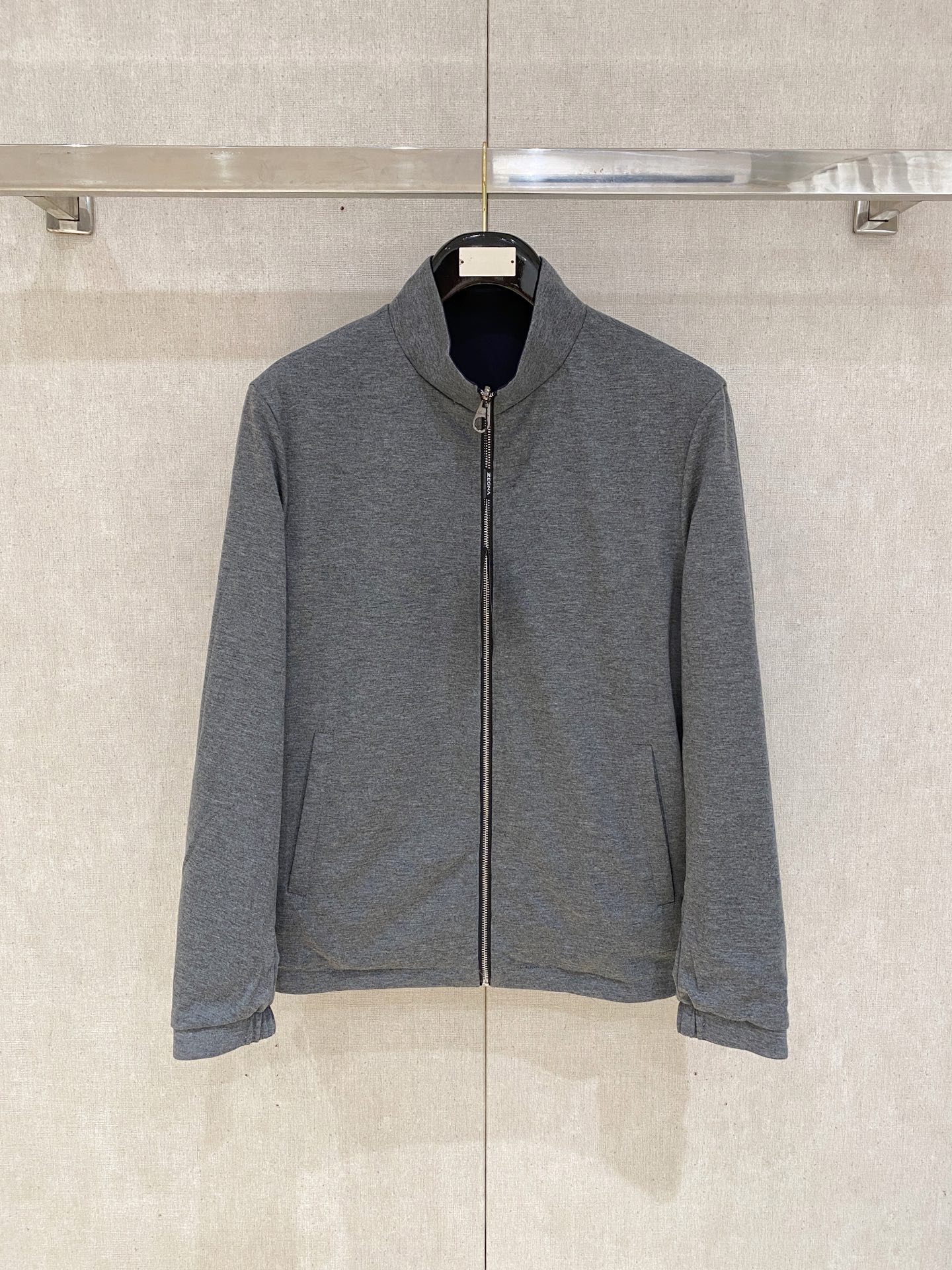 Zegna 秋冬新款原单双面穿外套 经典爆款版本 简洁时尚百搭 手感柔软细腻 上身舒适 客供原版进口刻字