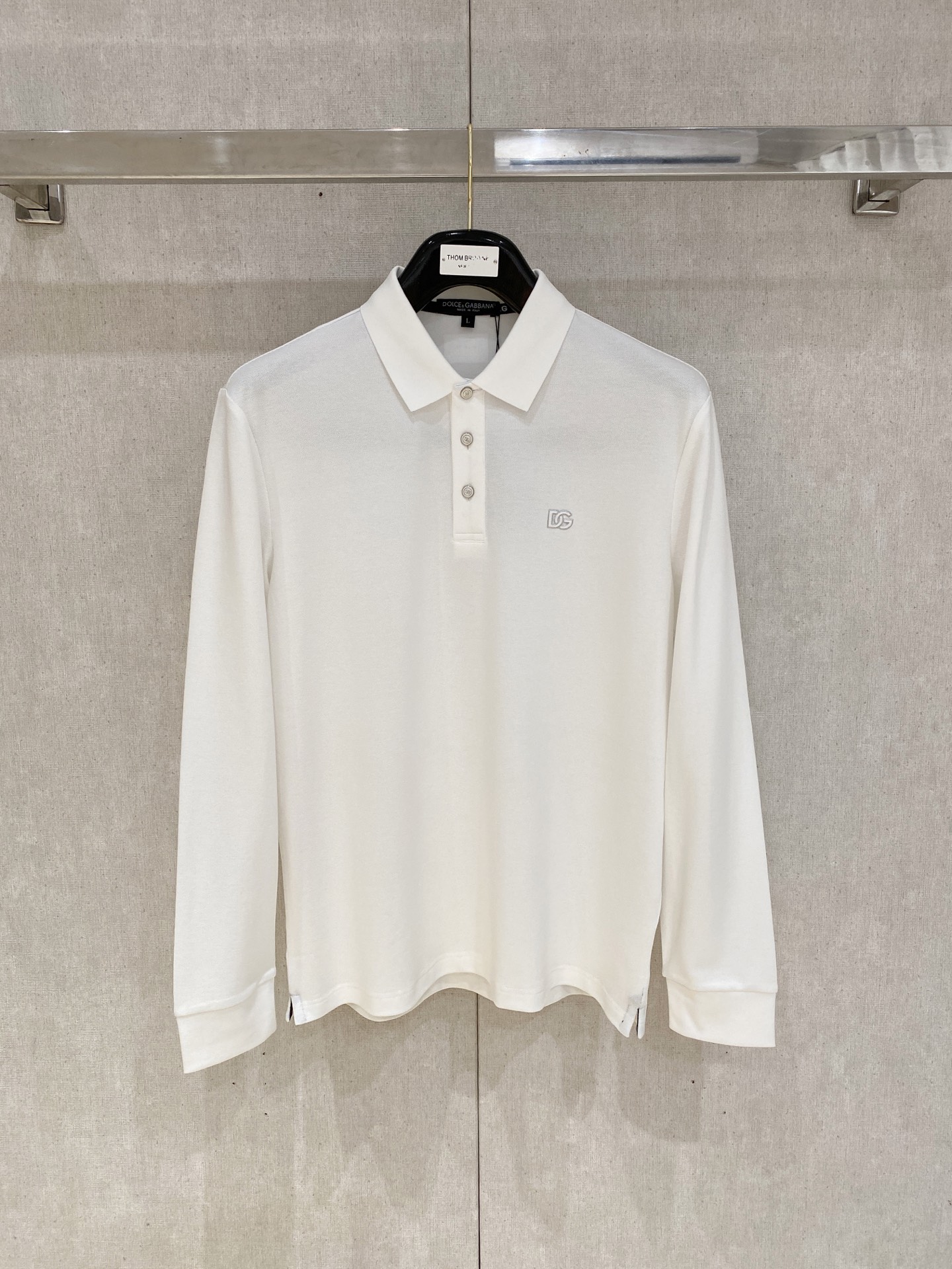 Dolce & Gabbana Men's Long Sleeve Polo Shirt Cotton Logo M-4XL 1 i1754227682152 11 0 0