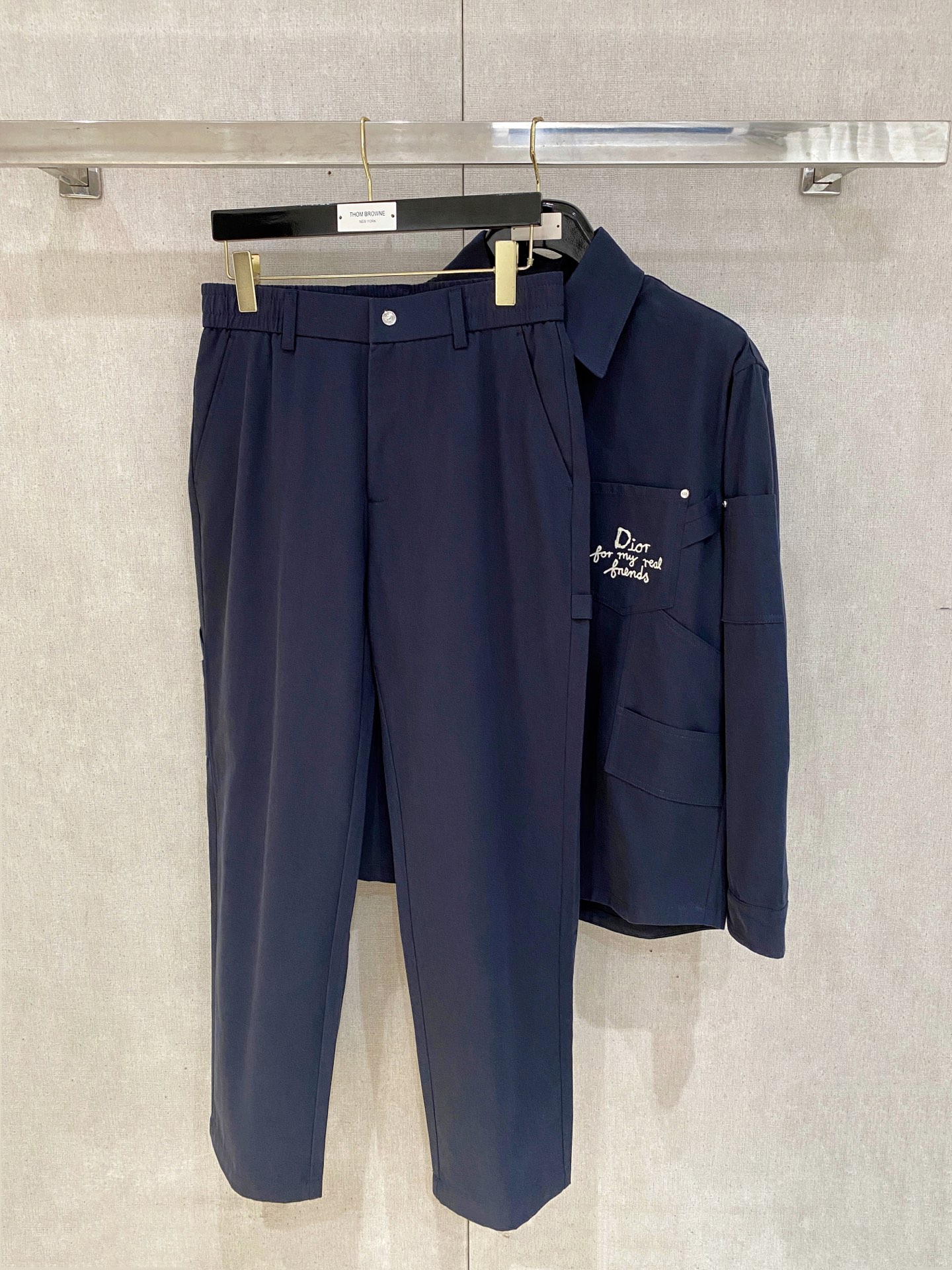 。Diro。2025秋冬新款套装 走秀款 定制原版牛仔面料   搭配夹克版型设计 非常洋气 版型超好不易