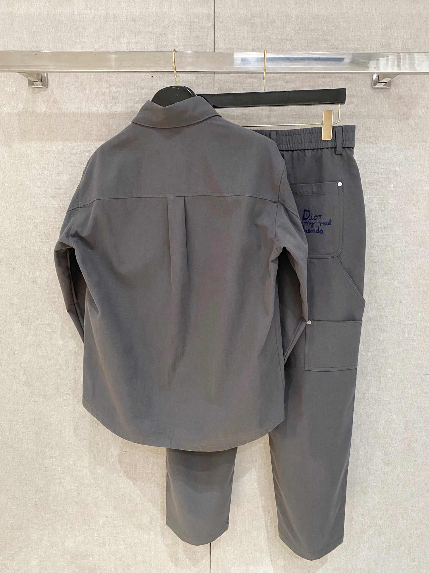 。Diro。2025秋冬新款套装 走秀款 定制原版牛仔面料   搭配夹克版型设计 非常洋气 版型超好不易