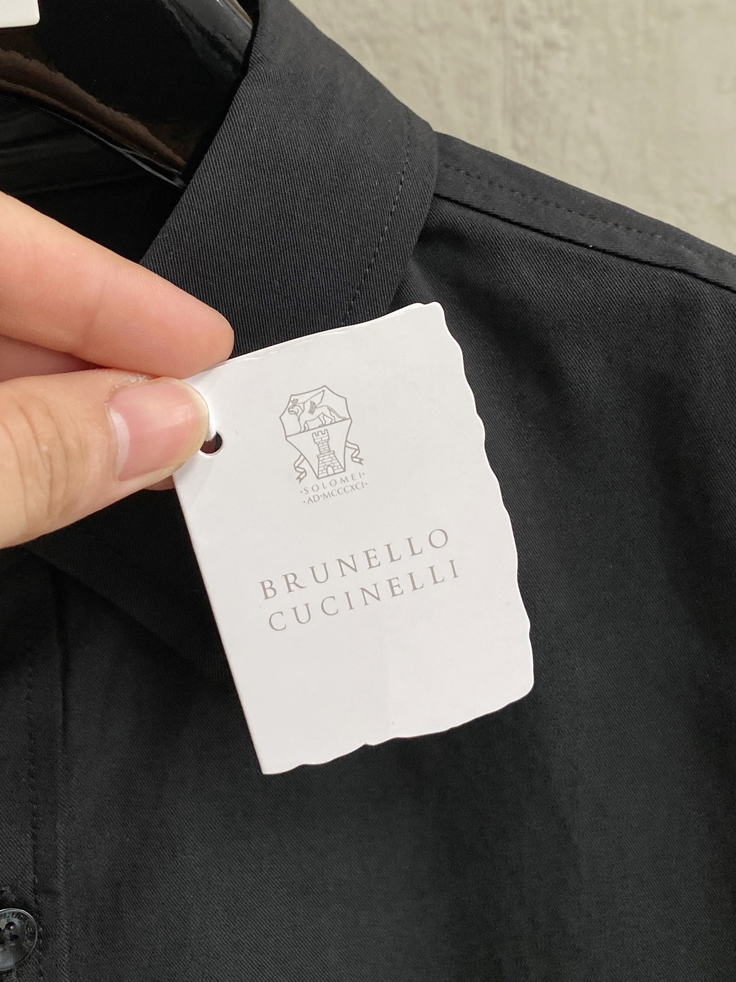  Bru**llo Cuci**lli 男士商务休闲格子长袖衬衫.官方同步系列！颇具意大利典型风格的时装