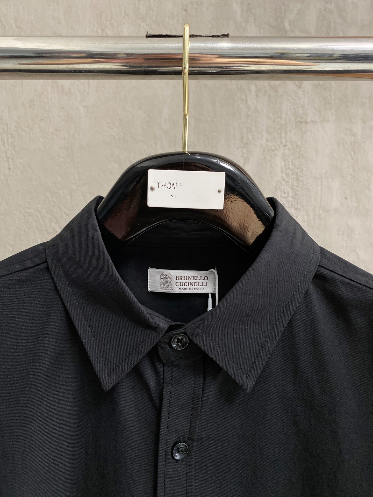  Bru**llo Cuci**lli 男士商务休闲格子长袖衬衫.官方同步系列！颇具意大利典型风格的时装