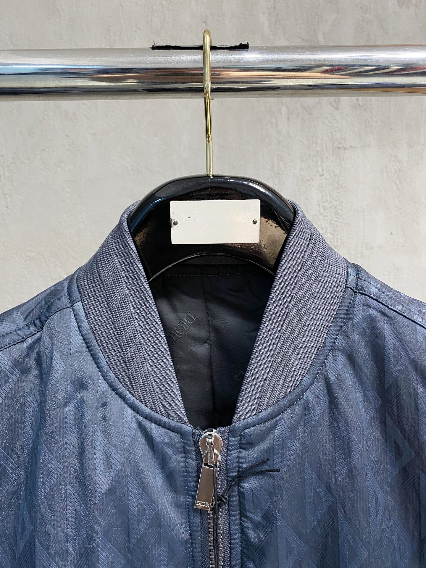 DIOR 迪奥，2025专柜最新款，官网同步在售，售价23000，色织提花CD款夹克飞行服，贸易公司订单