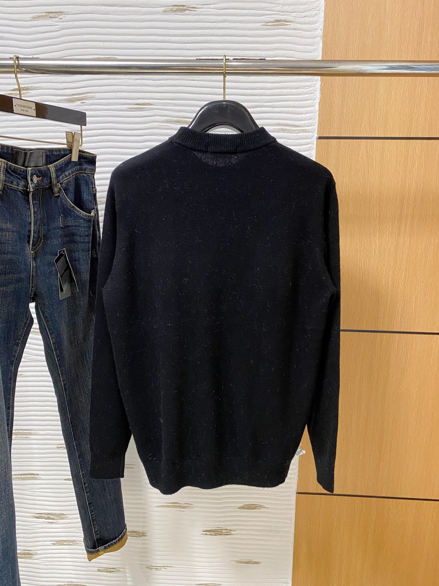 。lP🆕。高端100%美利奴羊毛 保暖更抗起球，秋冬新款高端羊毛套头针织毛衣，时尚刺绣图案提花时尚休闲织