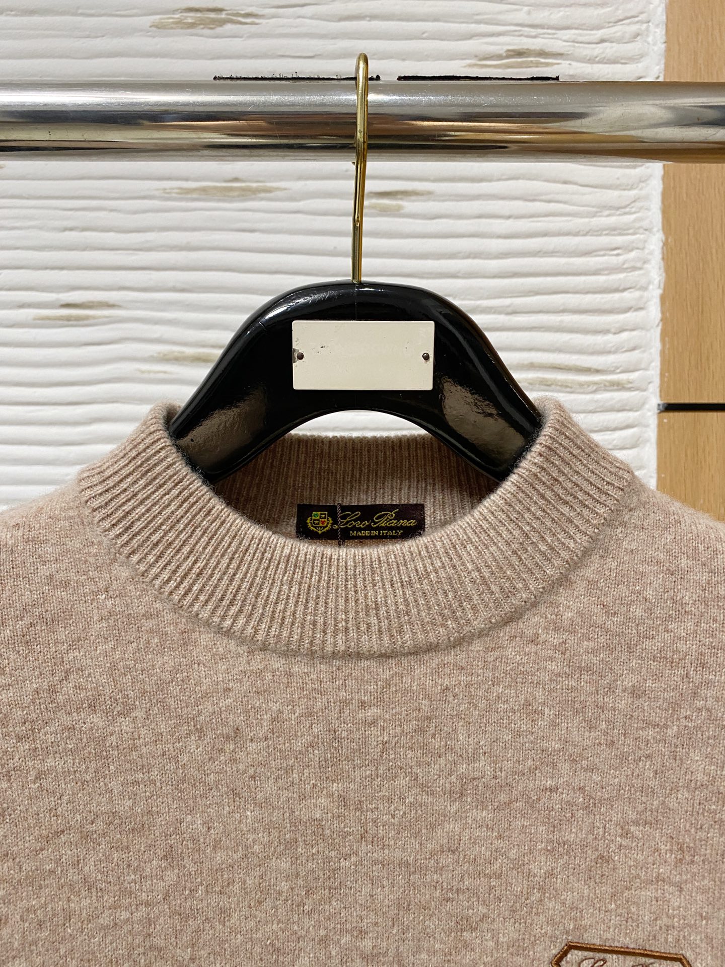 。lP🆕。高端100%美利奴羊毛 保暖更抗起球，秋冬新款高端羊毛套头针织毛衣，时尚刺绣图案提花时尚休闲织