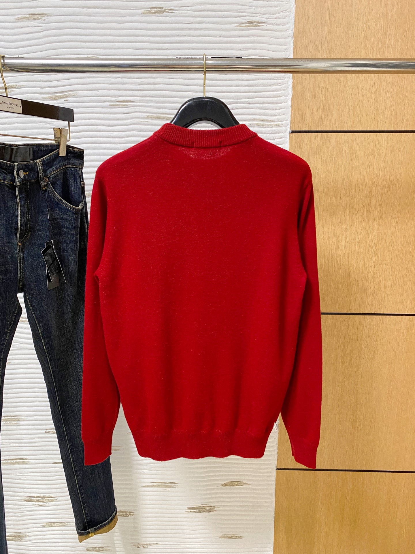 。lP🆕。高端100%美利奴羊毛 保暖更抗起球，秋冬新款高端羊毛套头针织毛衣，时尚刺绣图案提花时尚休闲织